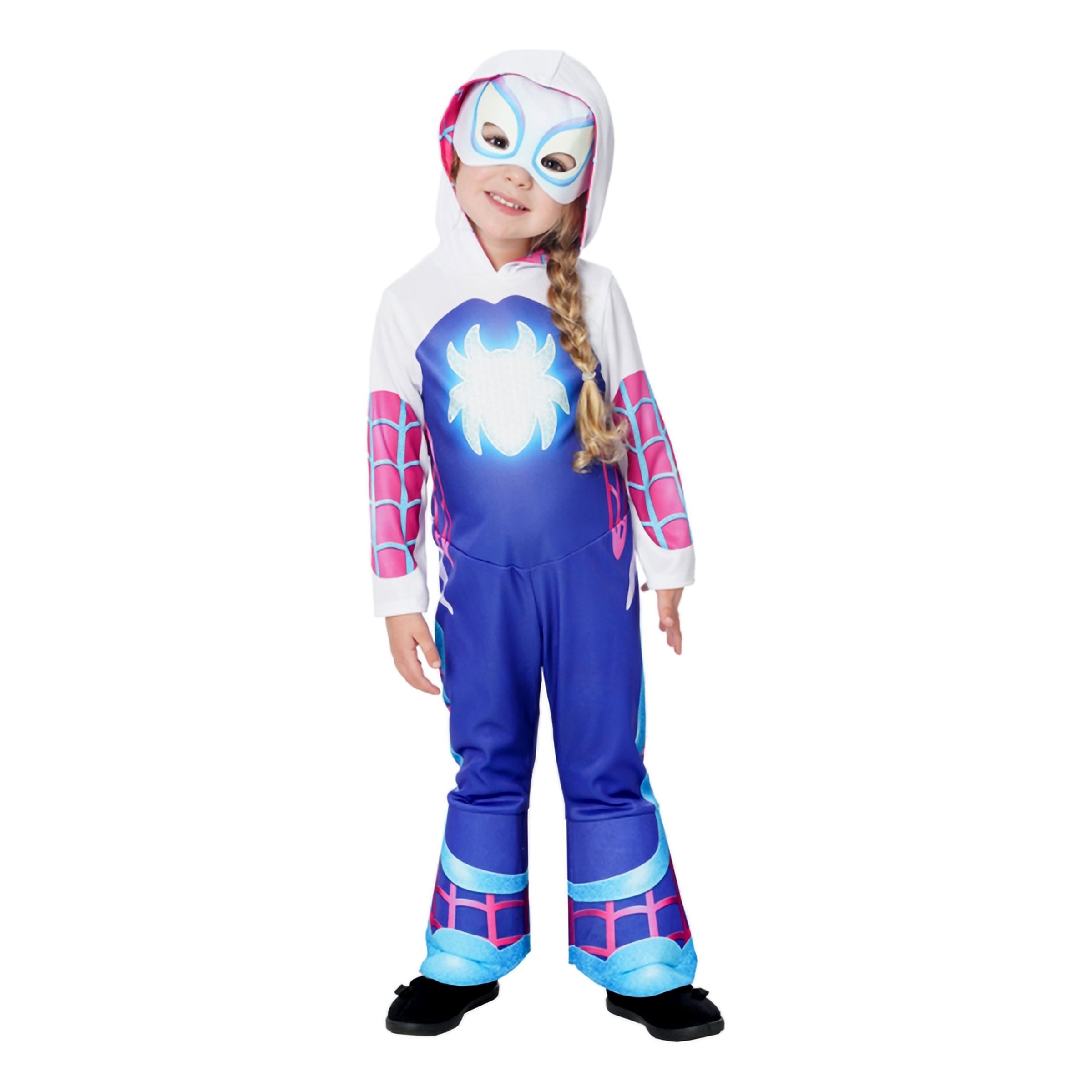 Spidey™ Ghost-Spider Glow in the Dark Barn Kostyme - XX-Small