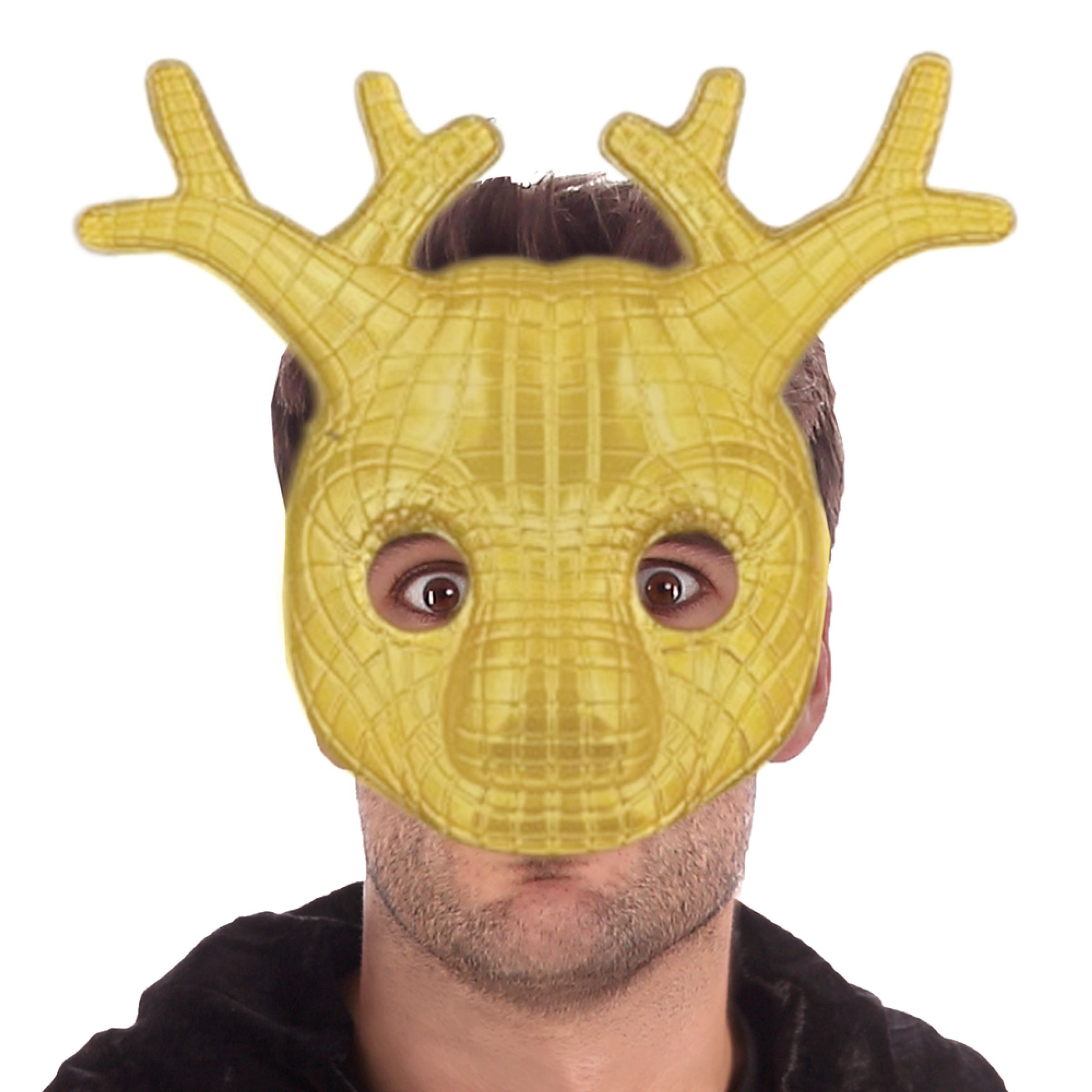 Squad Killer Golden Deer Mask - One size | Hem - Maskerad - Masker - Vuxenmasker | Pryloteket