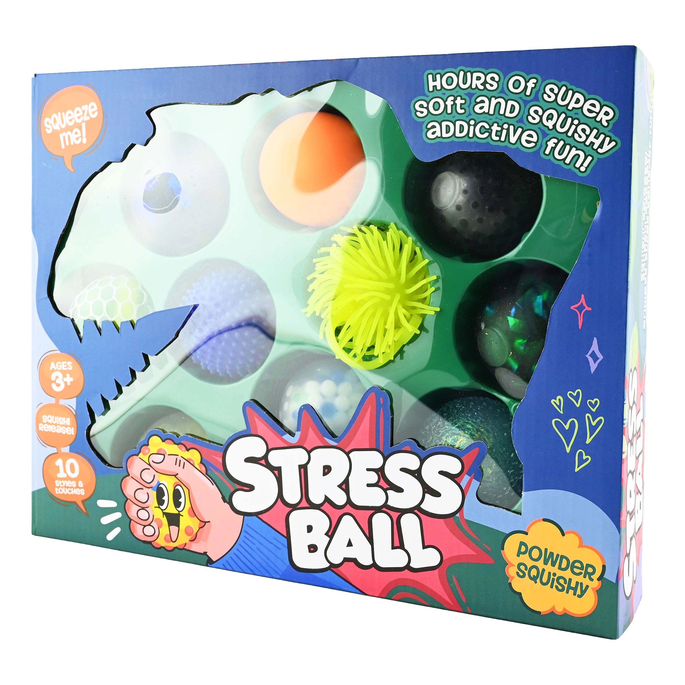 Squeeze Balls Sæt Dinosaur