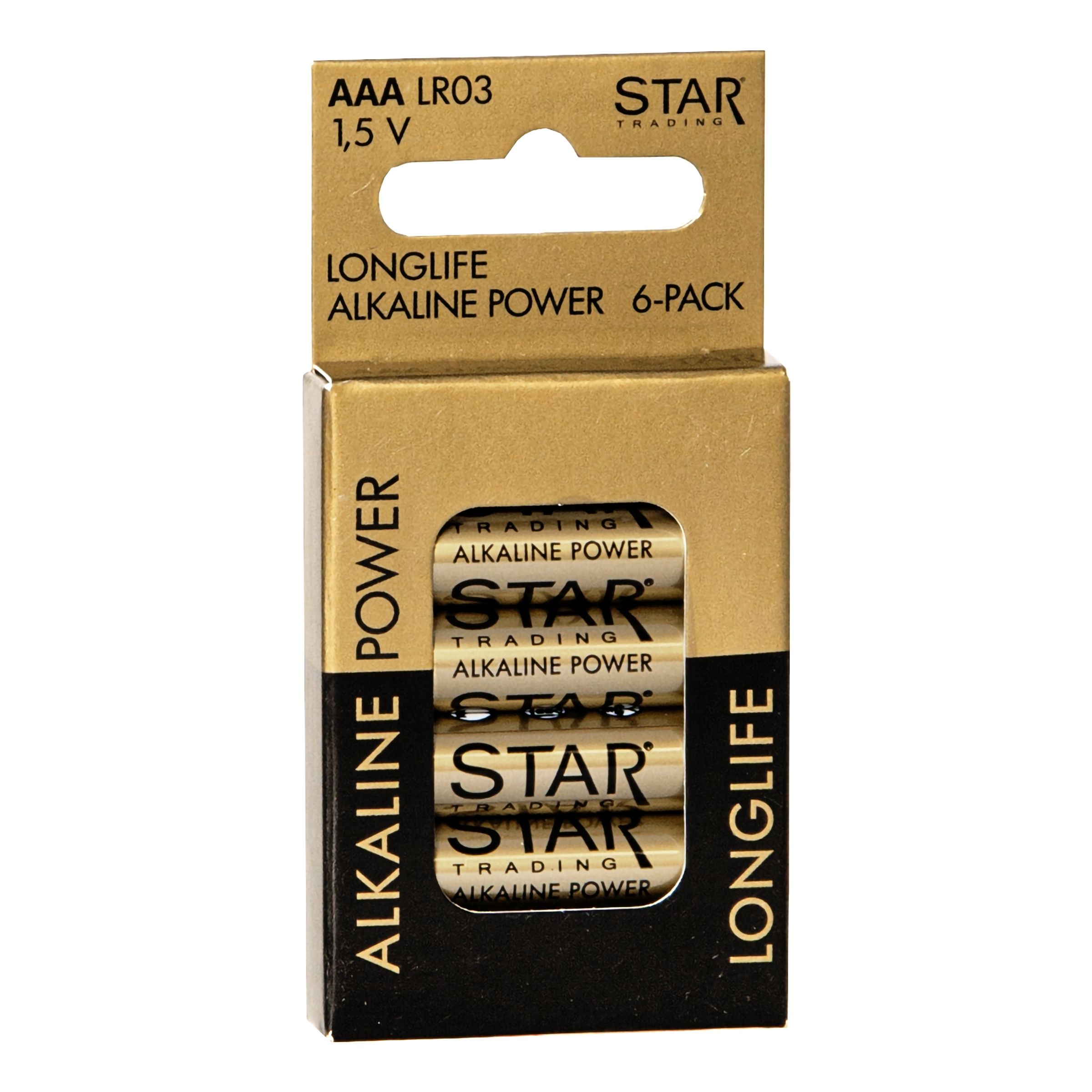 ST Power Alkaline AAA-batterier - 20-pak