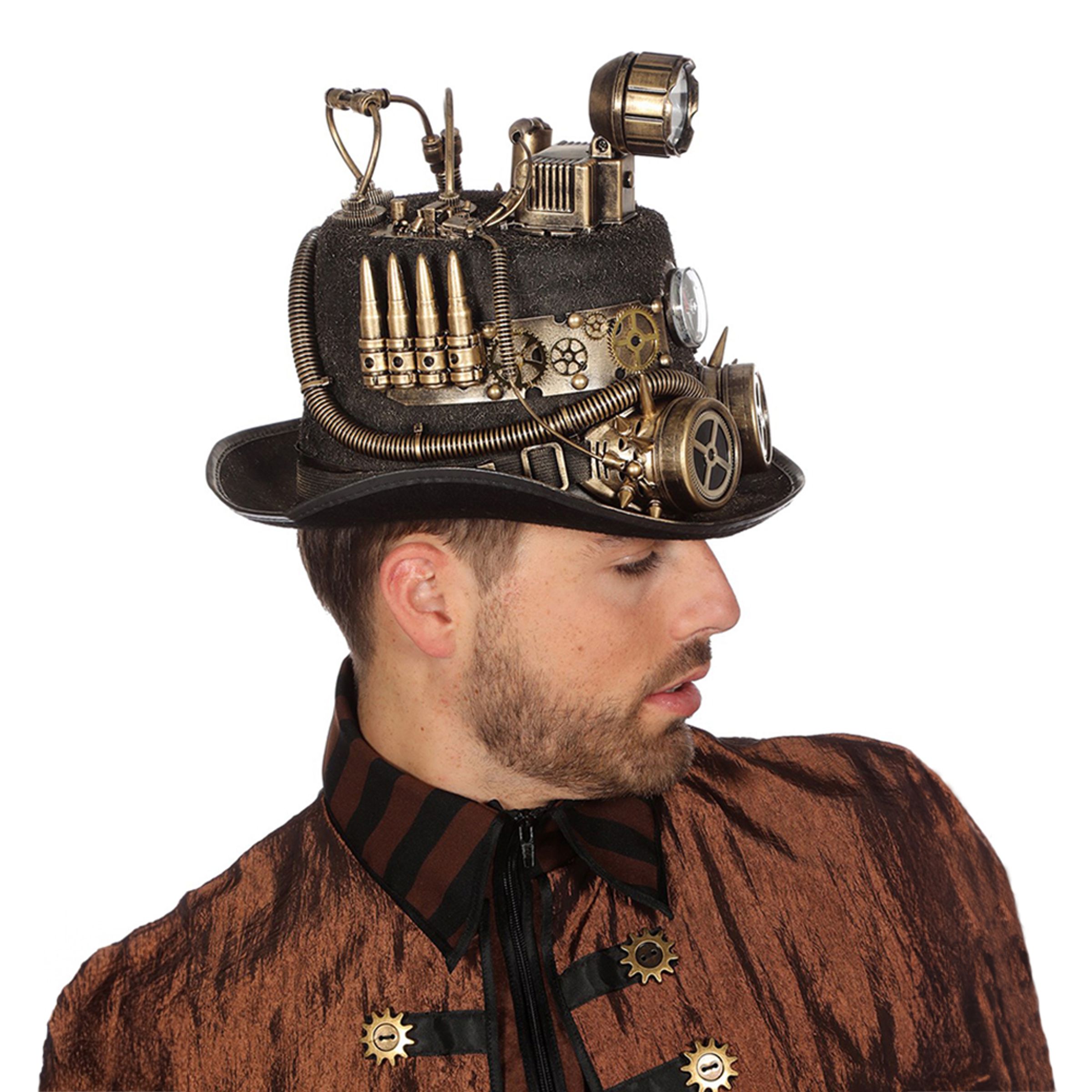 Steampunk Hatt - One size | Hem - Maskerad - Tillbehör - Maskeradaccessoarer | Maskeradspecialisten