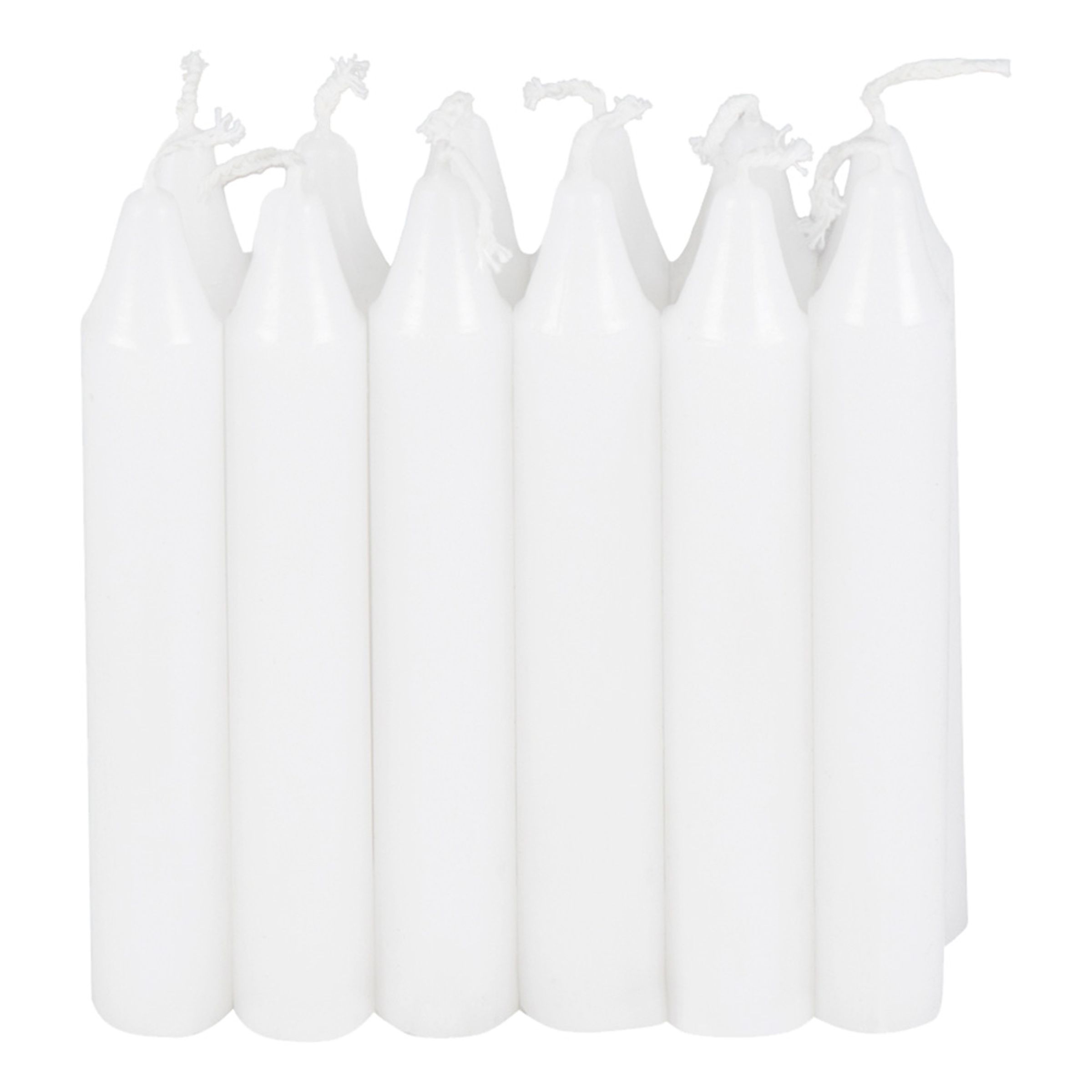Stearinljus Mini till Lykta - 12-pack | Hem - Teman - Färger - Vit | Maskeradspecialisten