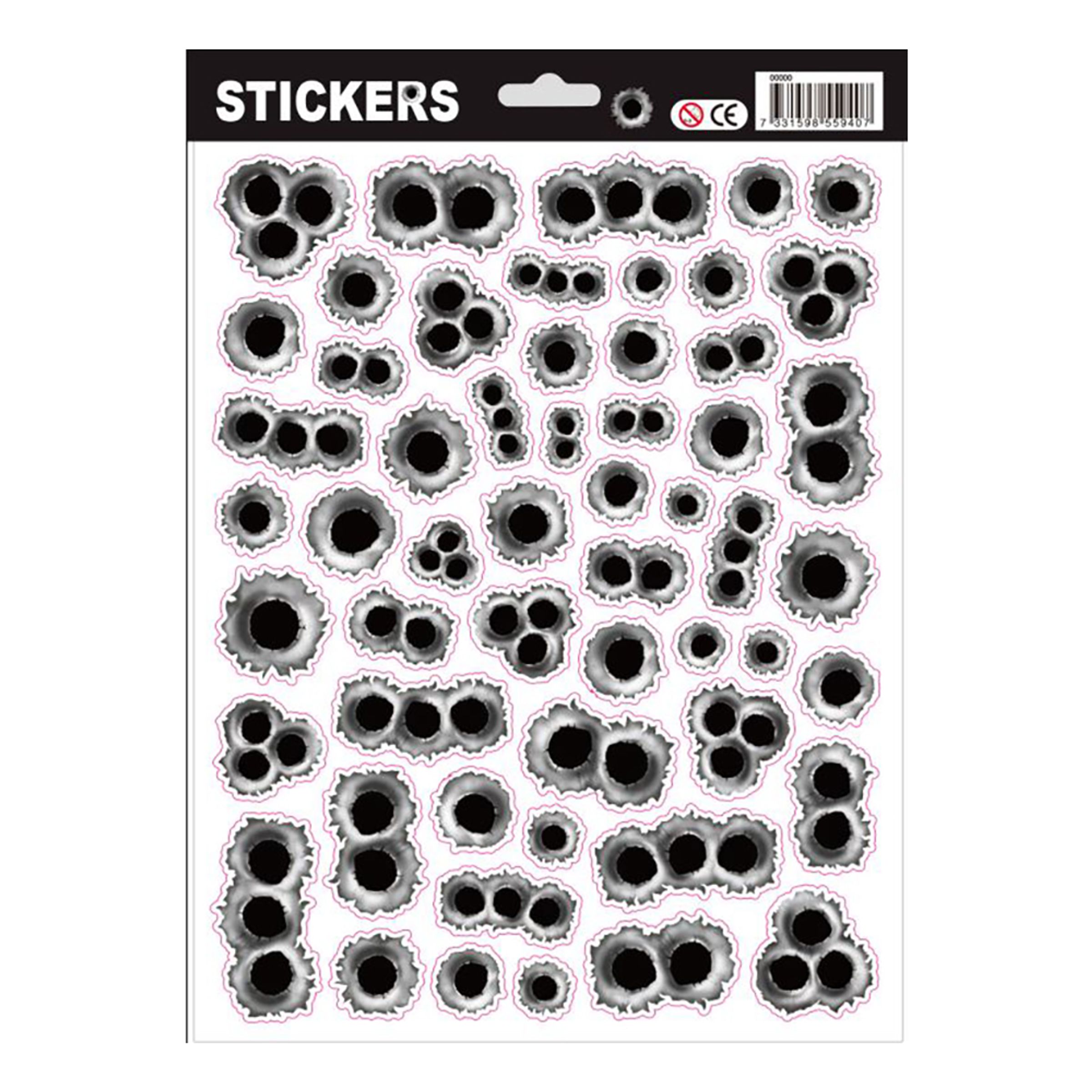 Stickers Skotthål | Hem - Roliga Prylar - Hobby & Fritid - Till Bilen | Pryloteket