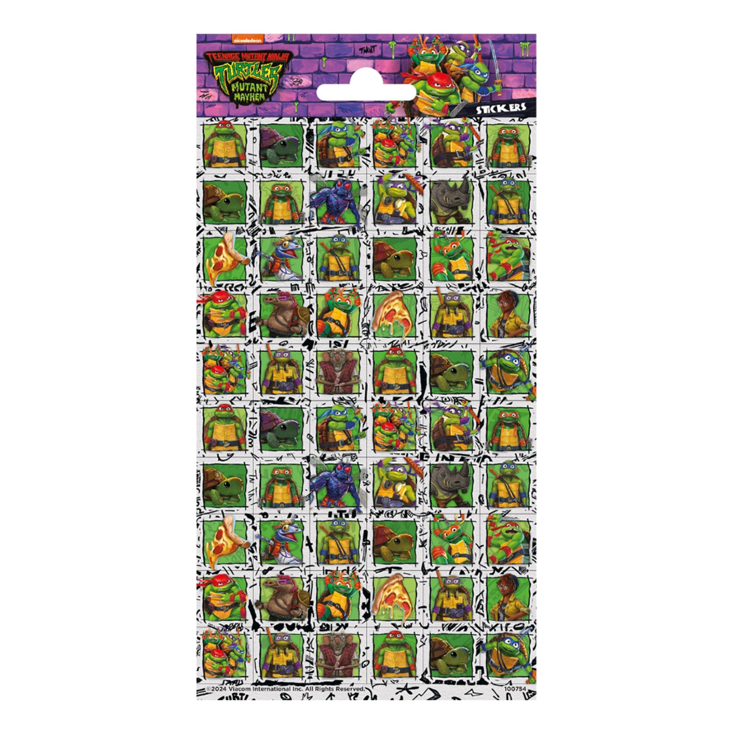 Stickers Teenage Mutant Ninja Turtles | Hem - Festartiklar - Kalastillbehör - Kalasleksaker | Pryloteket