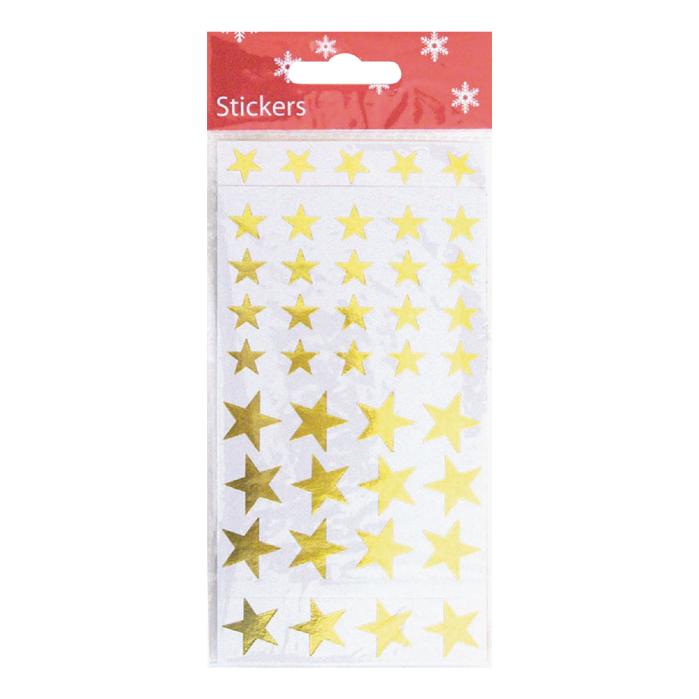 Stickerstjärnor Guld Metallic | Hem - Roliga Prylar - Hem & Hushåll - Skyltar & Dekaler | Pryloteket