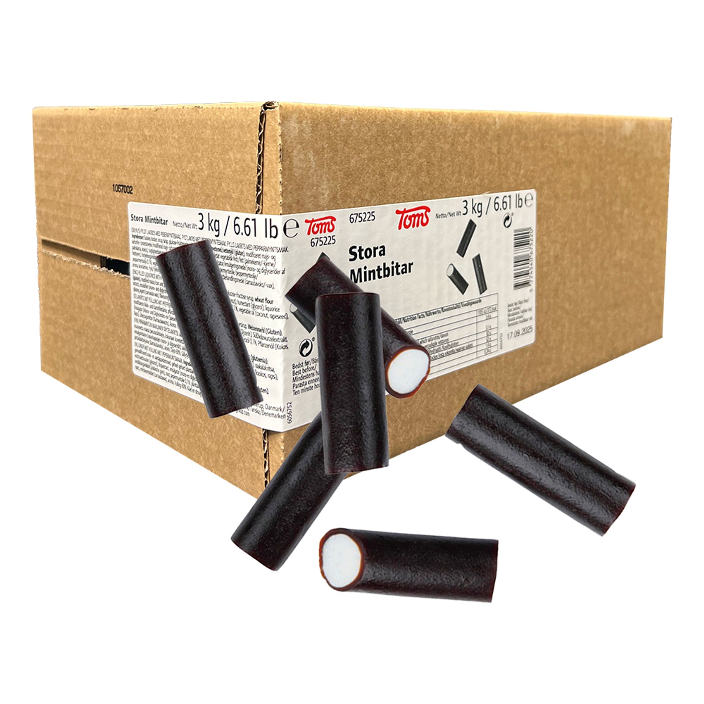Toms Stora Mintbitar Storpack - 3 kg | Hem - Godis & Läsk - Godis - Lakrits | Maskeradspecialisten