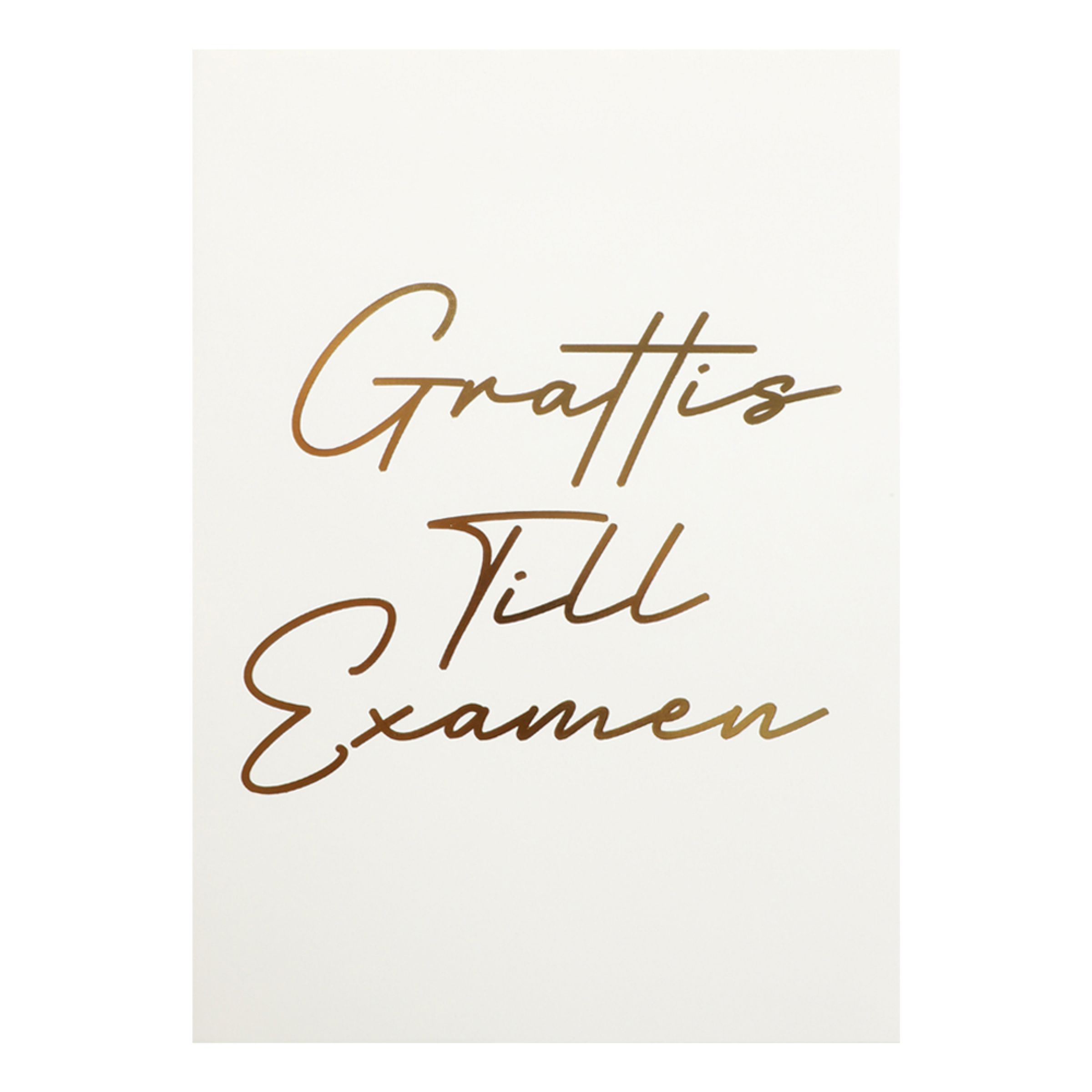 Stort Kort Tillykke Med Eksamen