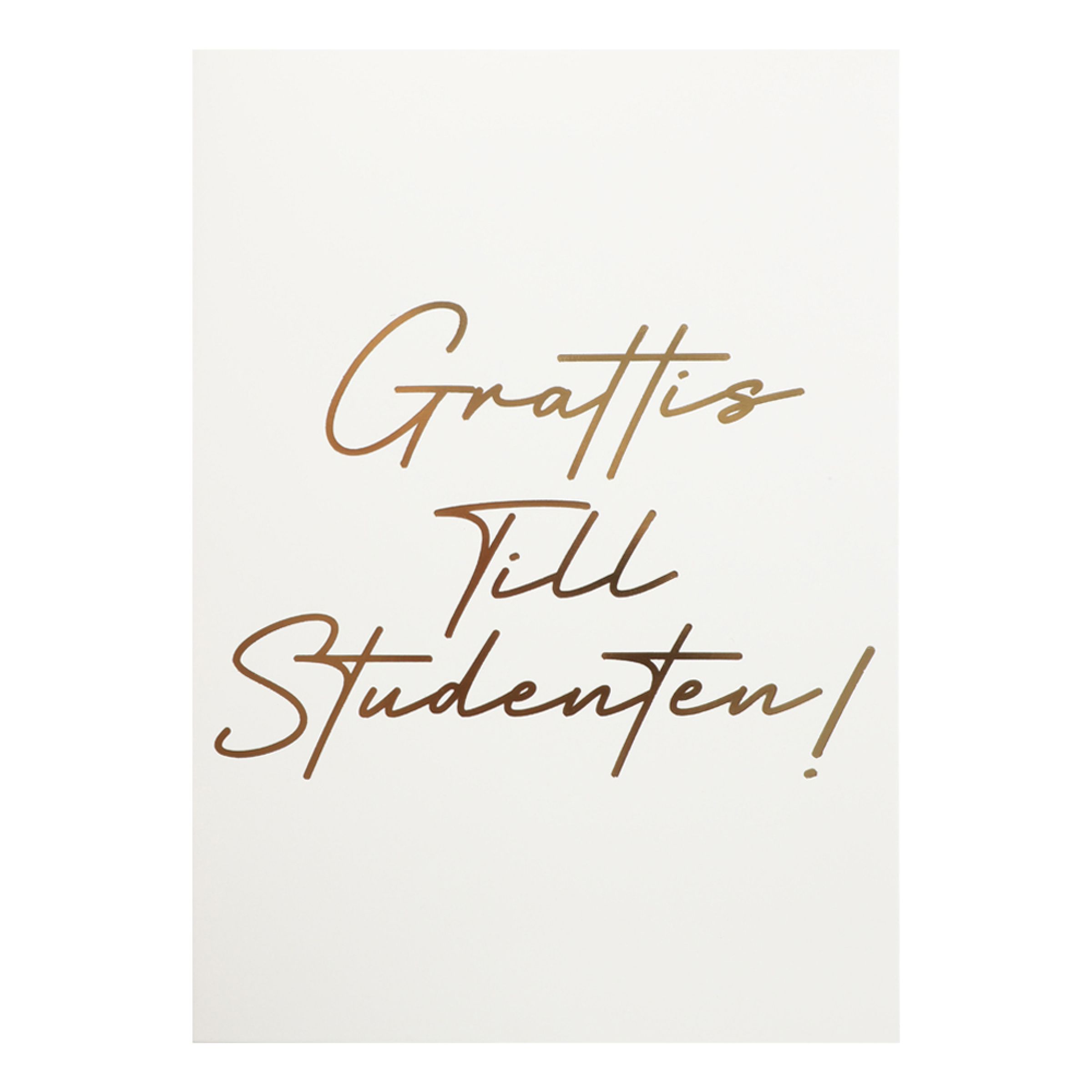 Stort Kort Tillykke Med Studenterhuen