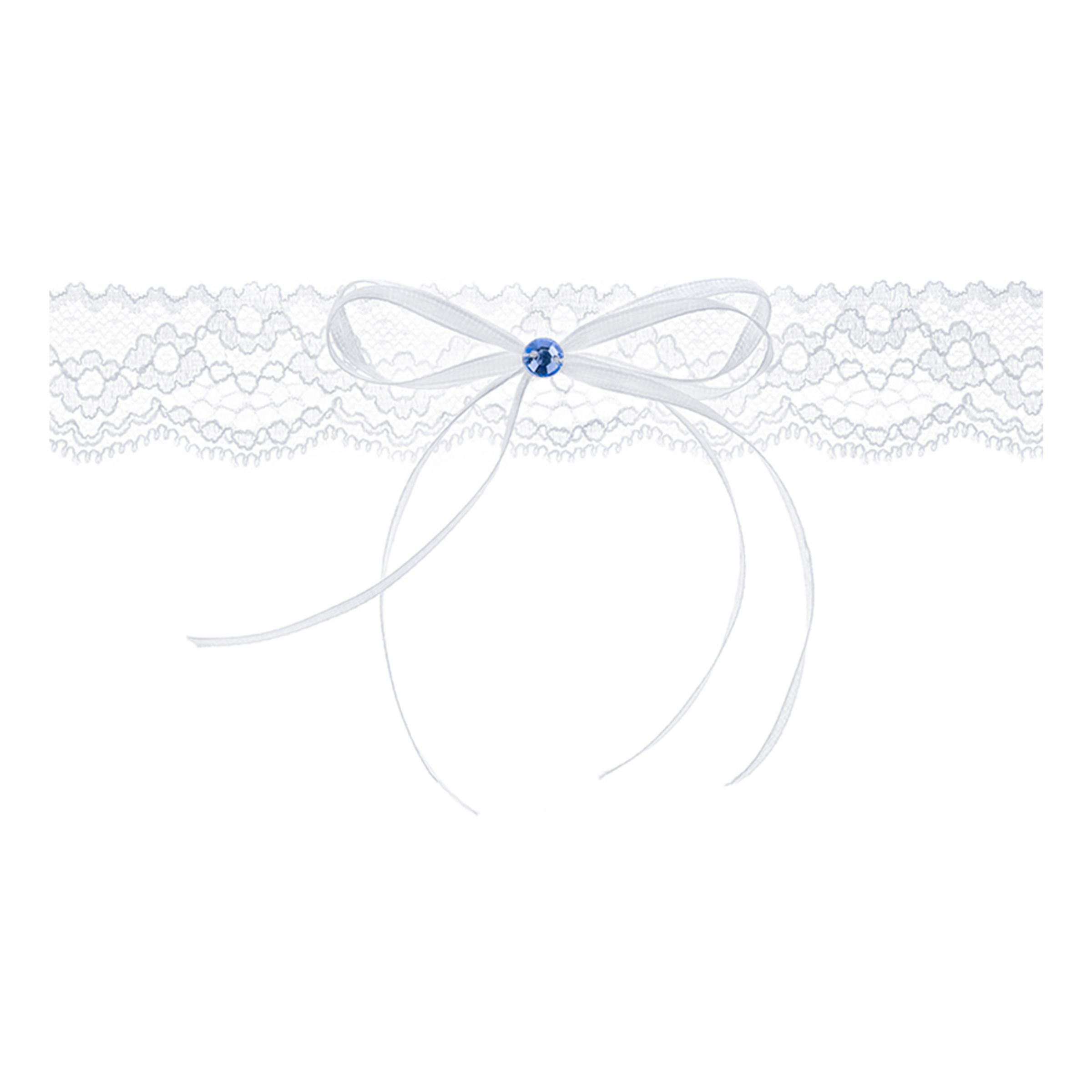 Strumpeband Vit med Rosett - One size | Hem - Maskerad - Tillbehör - Maskeradaccessoarer | Maskeradspecialisten