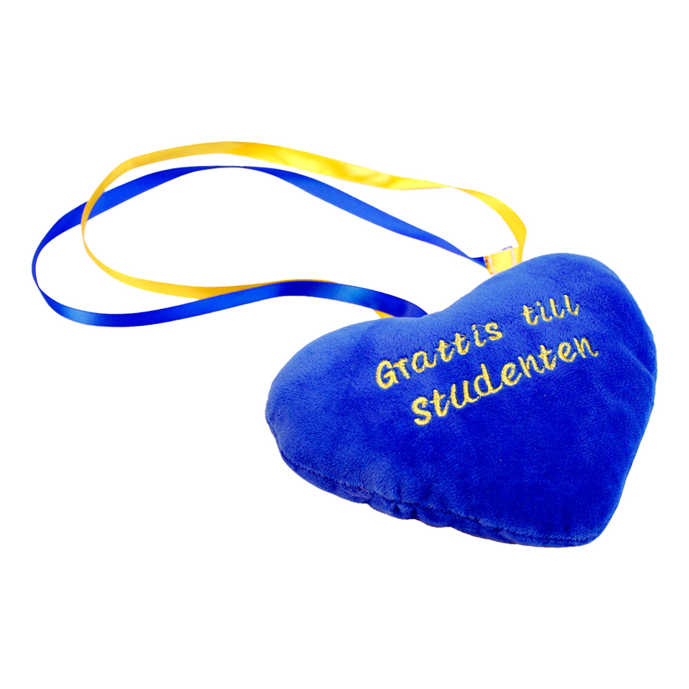 Studenterbamse Hjerte Tillykke med Studenten - Stor