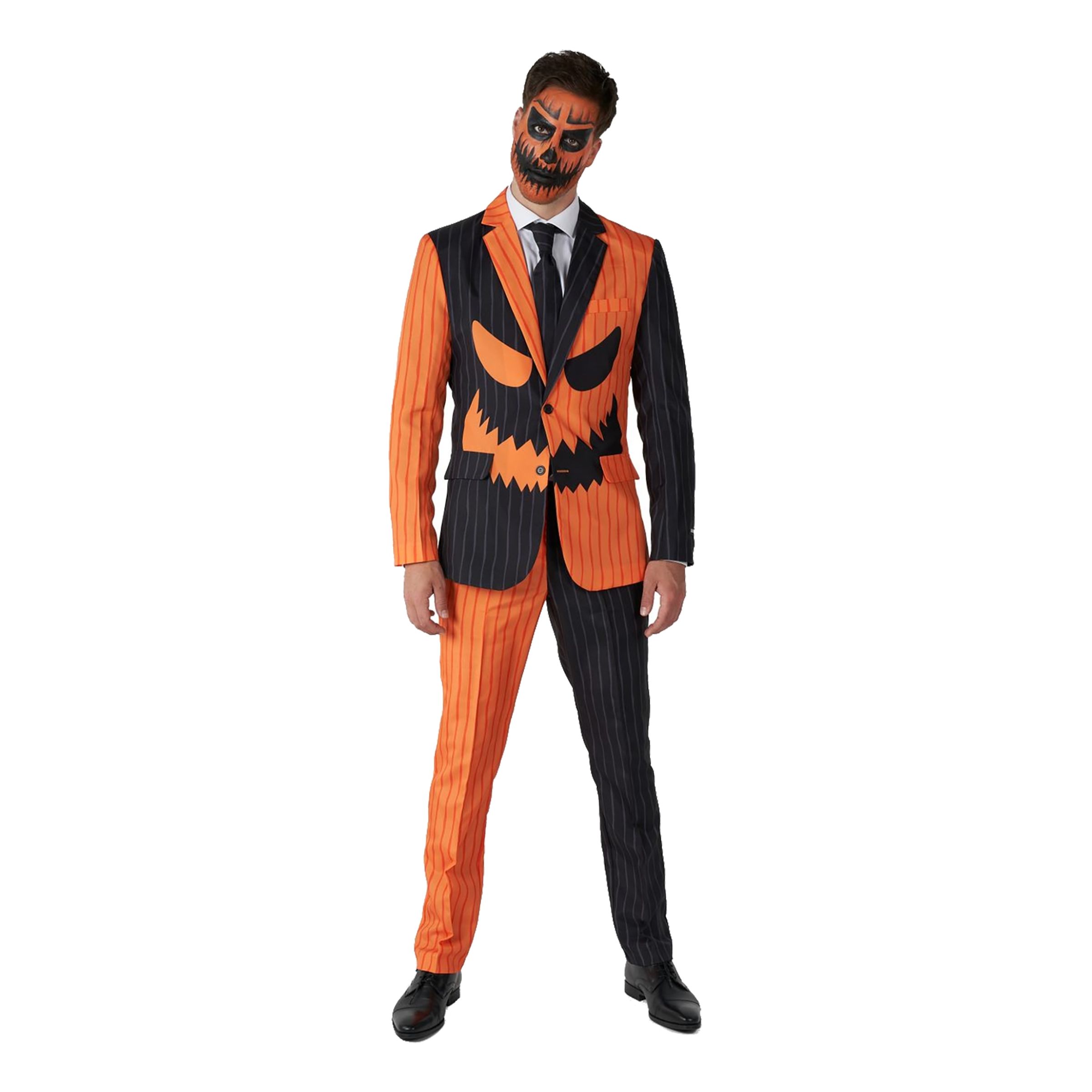 Suitmeister Jack-O Pinstripe Black Kostym - Large