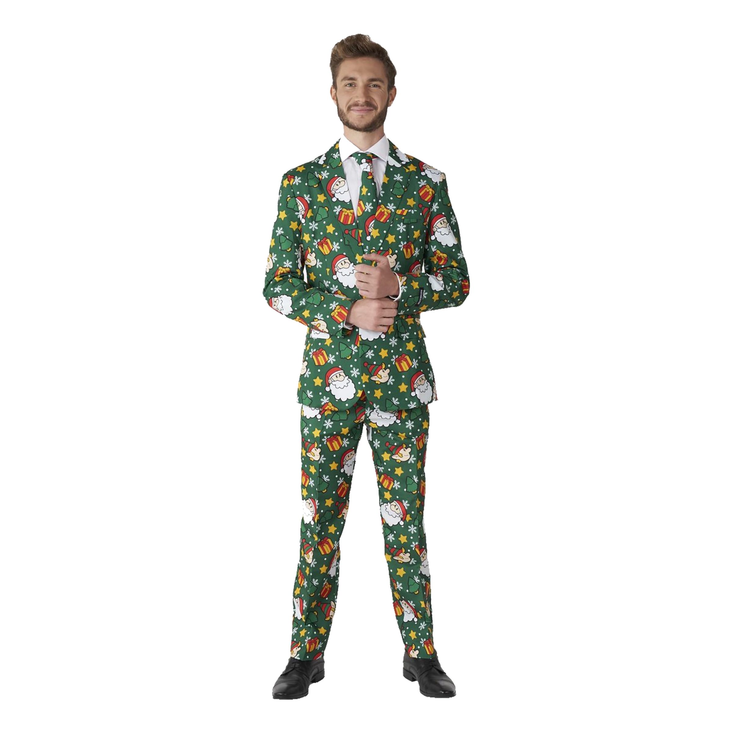 Suitmeister Santa Elves Grön Kostym - XX-Large | Hem - Maskerad - Maskeraddräkter - Herrdräkter | Maskeradspecialisten