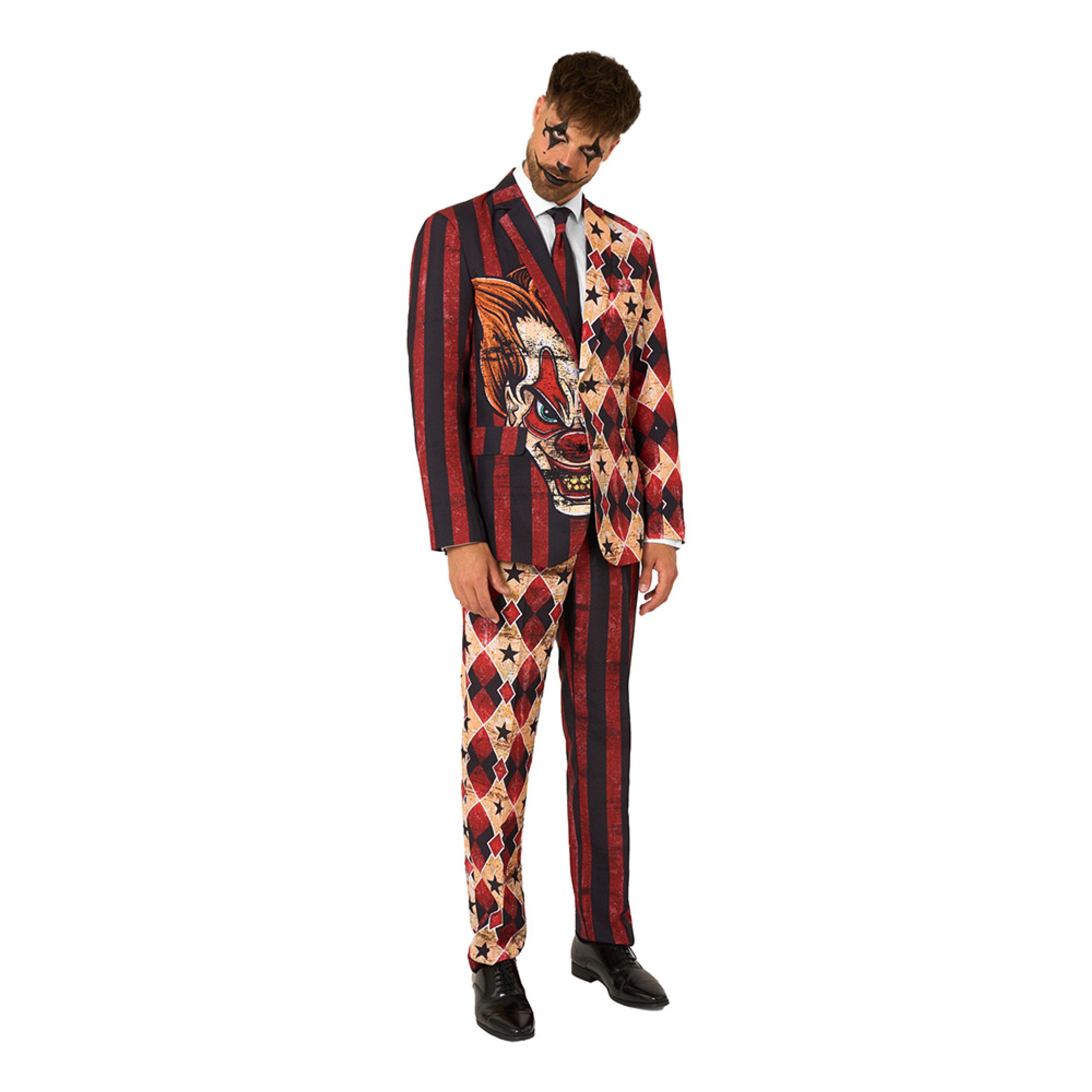 Suitmeister Scary Clown Kostym - Small