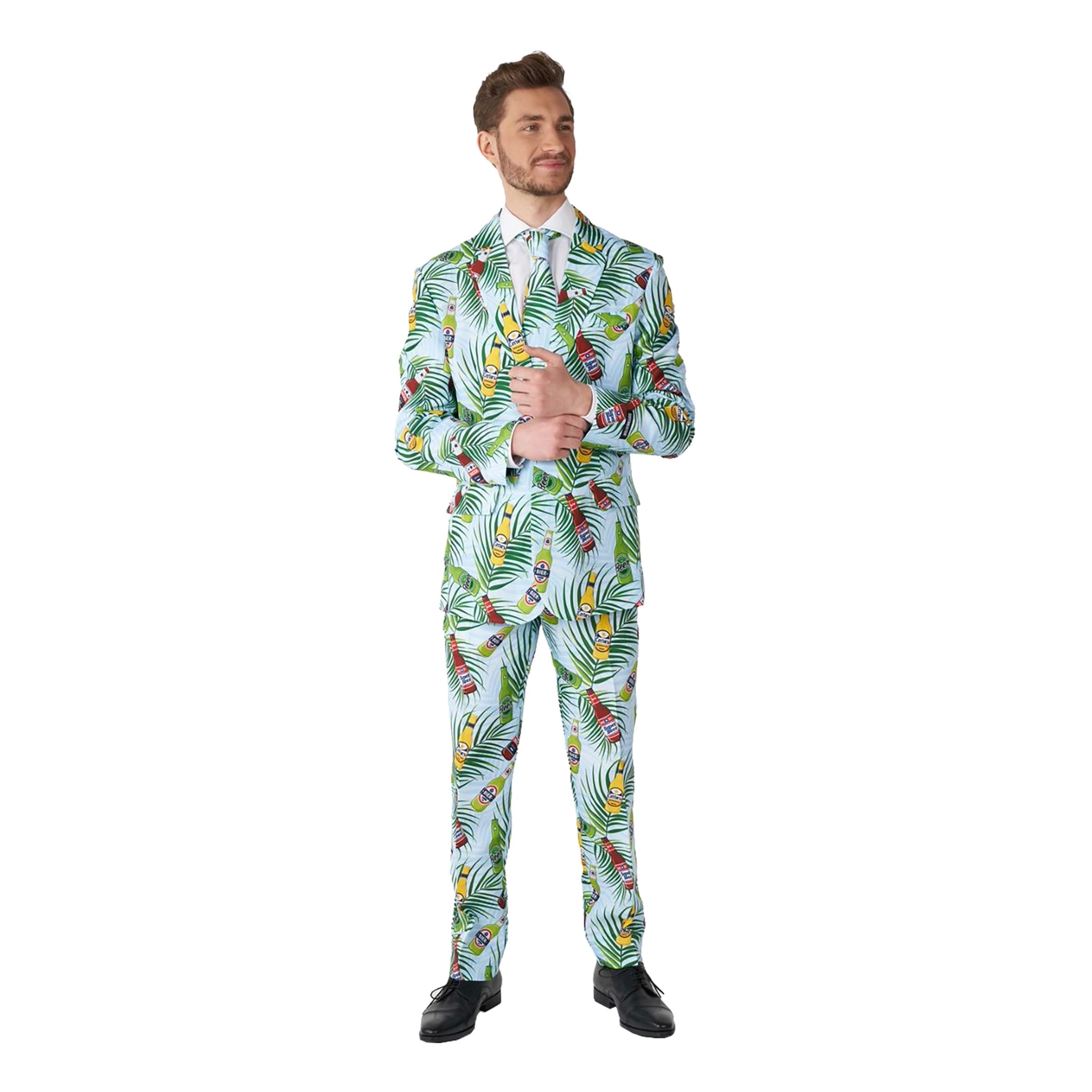 Suitmeister Tropical Beers Blue Kostym - Small