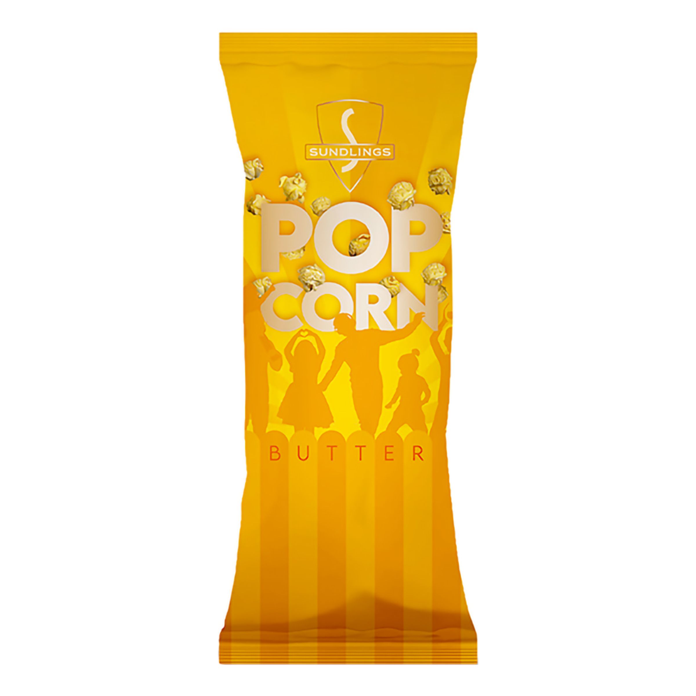 Sundlings Popcorn Butter - 100 g | Hem - Godis & Läsk - Snacks - Popcorn | Maskeradspecialisten