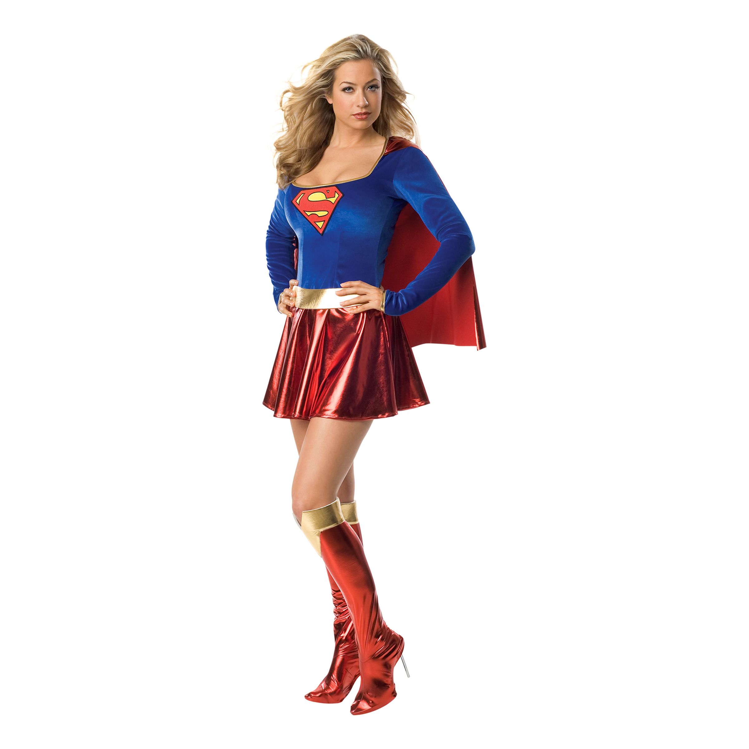 Supergirl Deluxe Kostume - X-Small