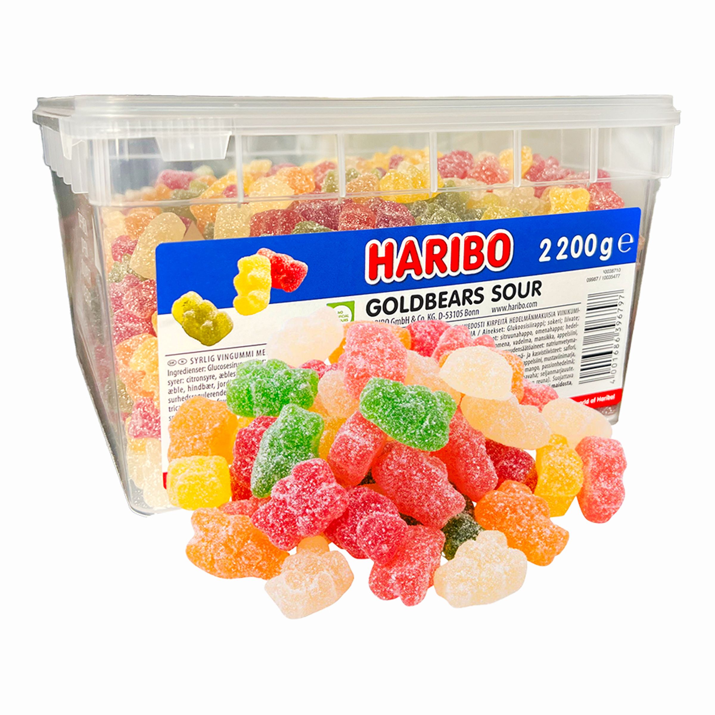 Haribo Syrlige Guldbamser Økonomipakke - 2,2 kg