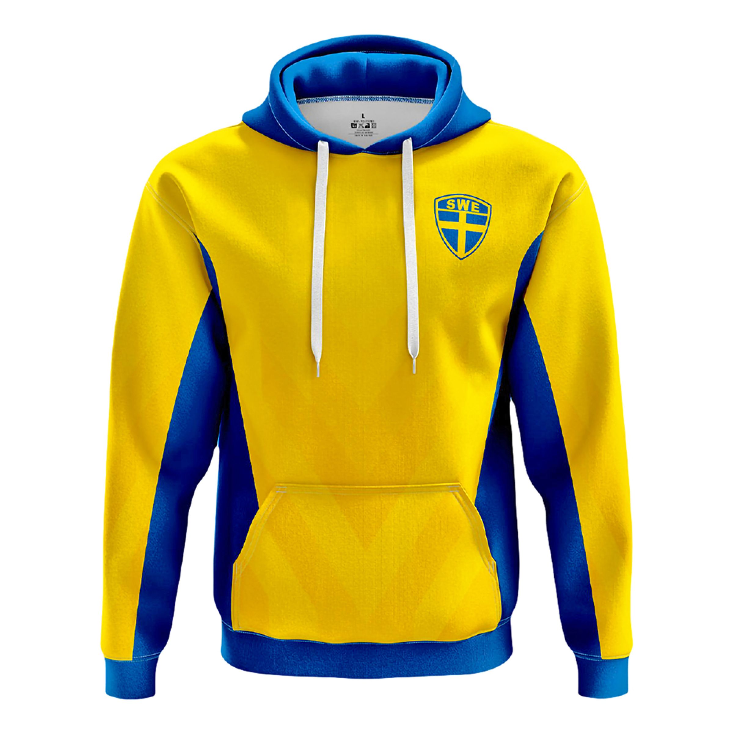 Sverige Supporterhoodie - Large