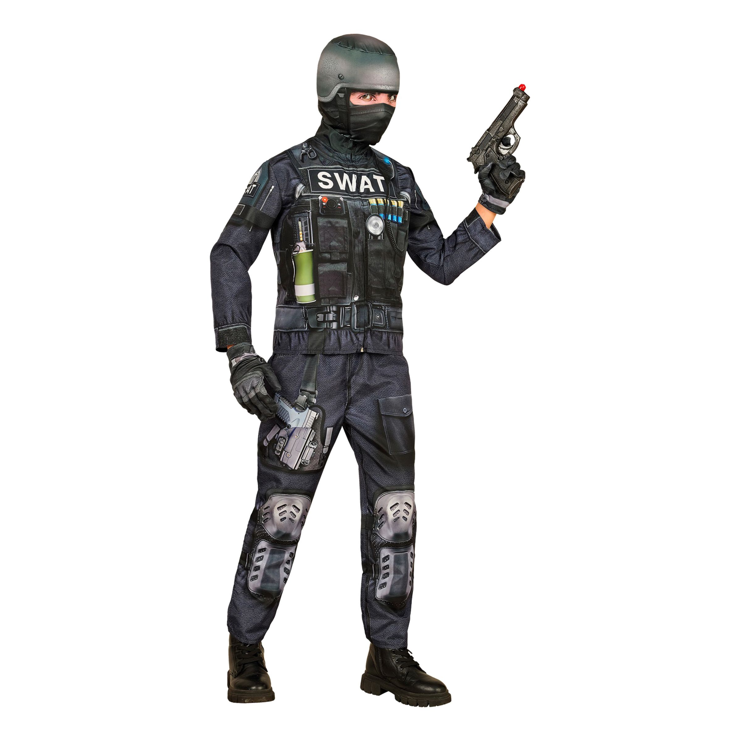SWAT Barn Maskeraddräkt - Small | Hem - Maskerad - Maskeraddräkter - Barndräkter | Maskeradspecialisten