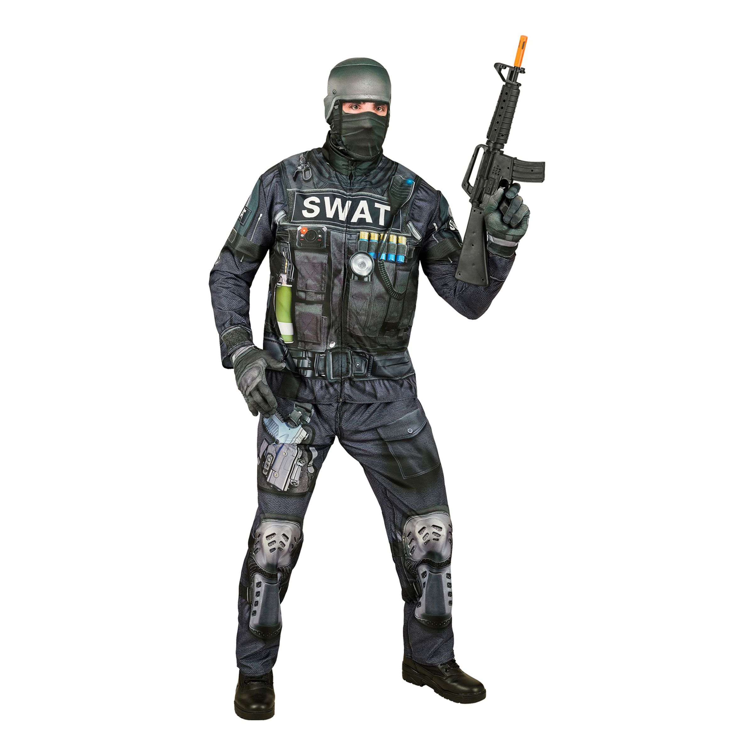 SWAT Maskeraddräkt - X-Large