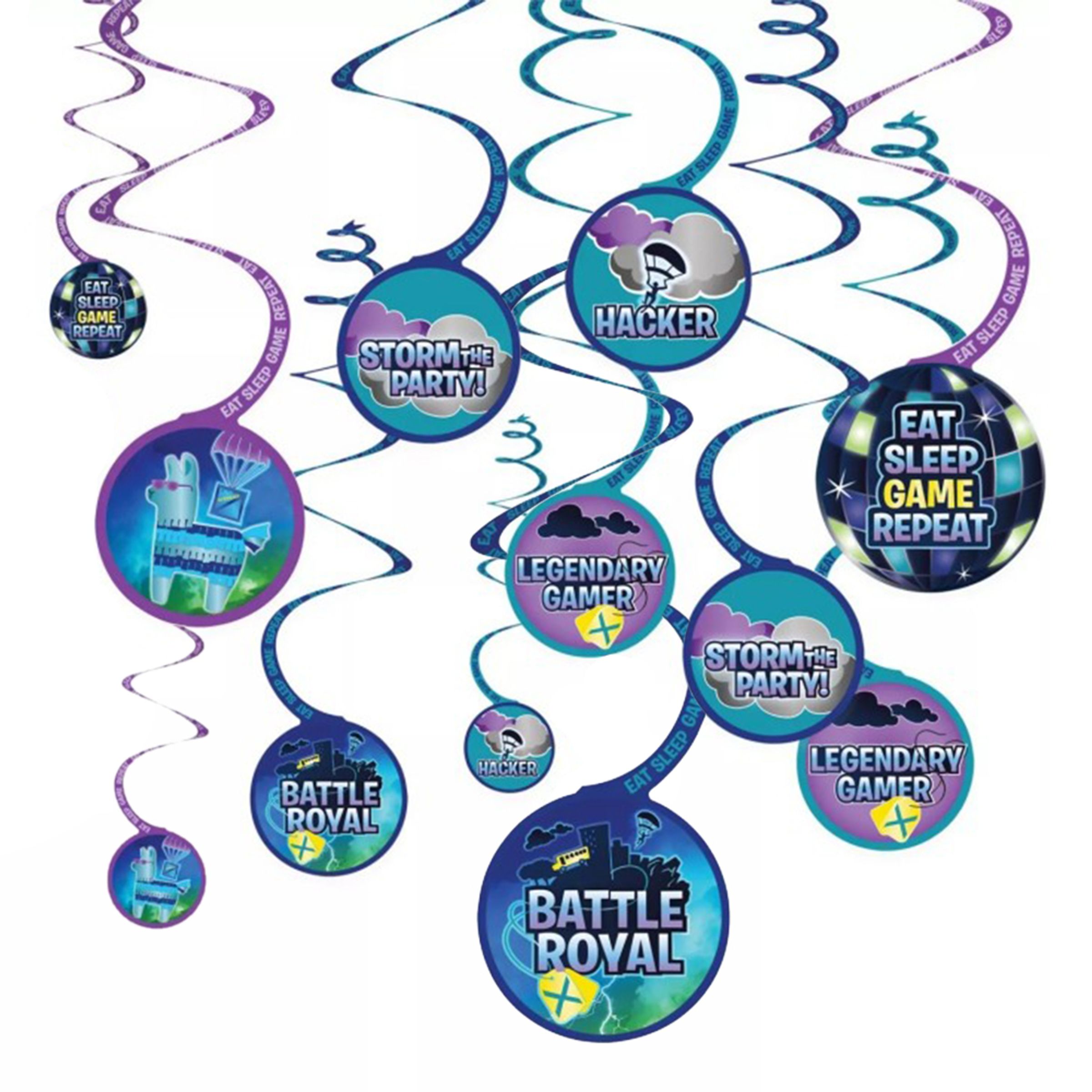 Swirls Battle Royal Hængende Dekorationer