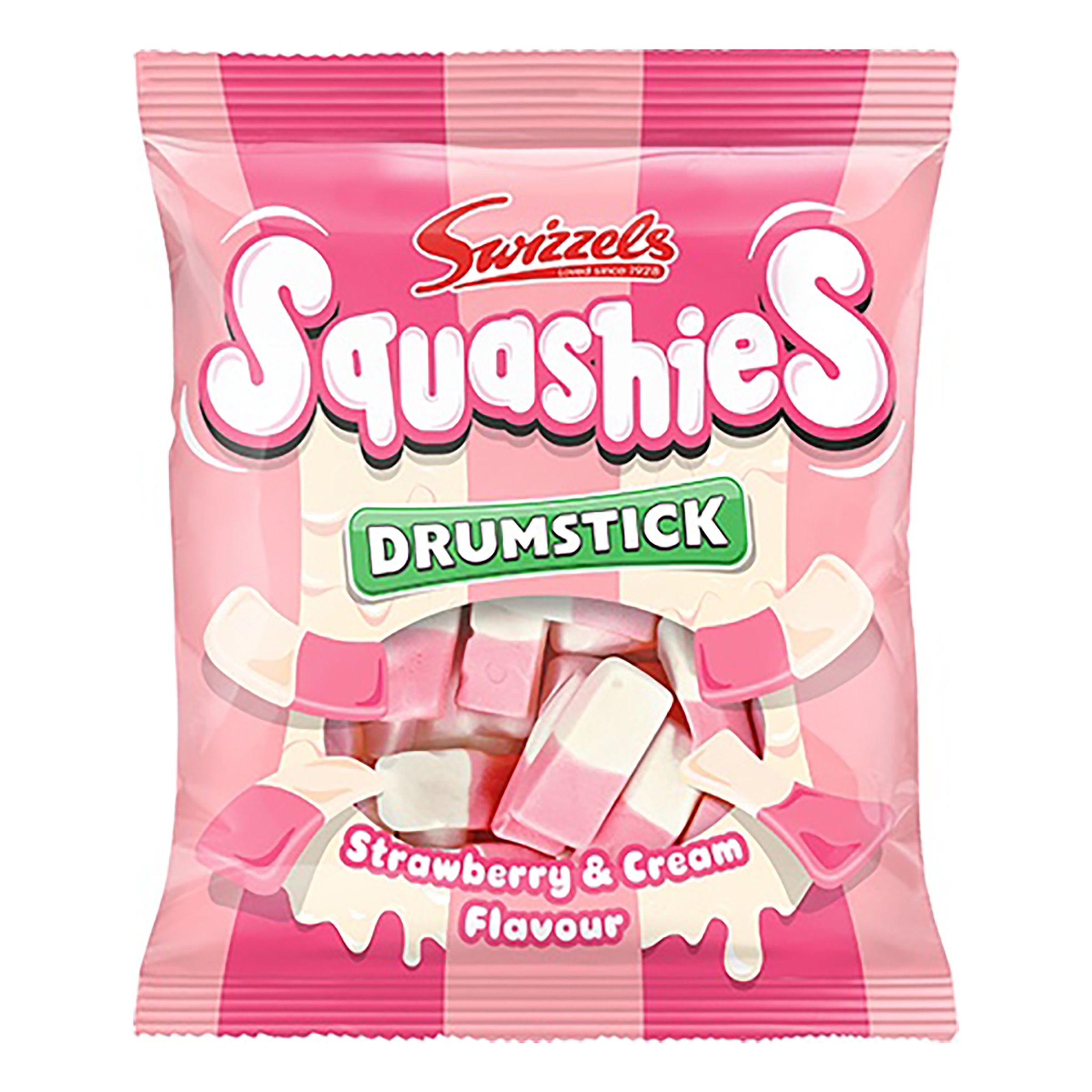 Swizzles Squashies Stawberry & Cream Storpack - 12 x 120 g | Hem - Godis & Läsk - Godis - Skumgodis | Maskeradspecialisten