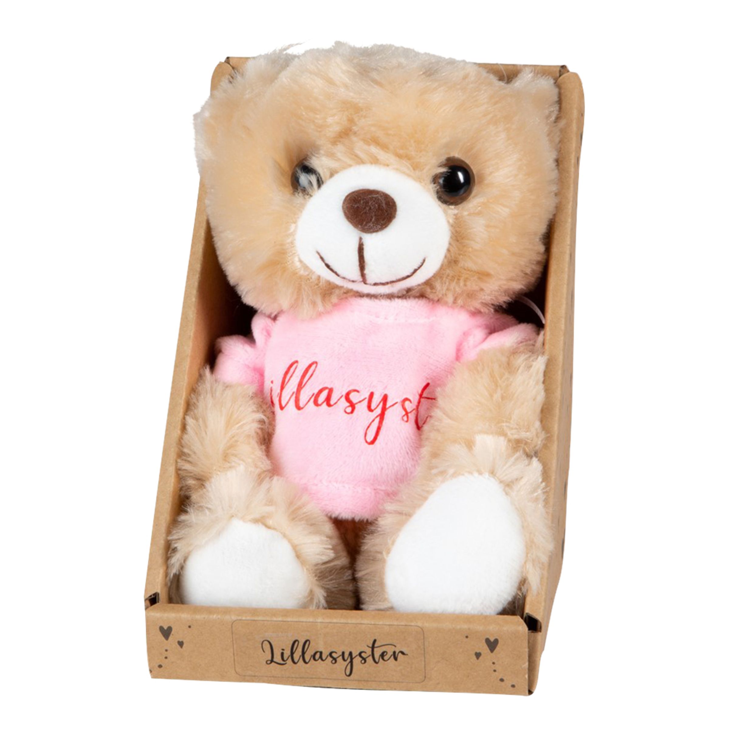 T-Bear Nalle med Text - Lillasyster | Hem - Roliga Prylar - Hobby & Fritid - Samlarprylar - Gosedjur | Pryloteket