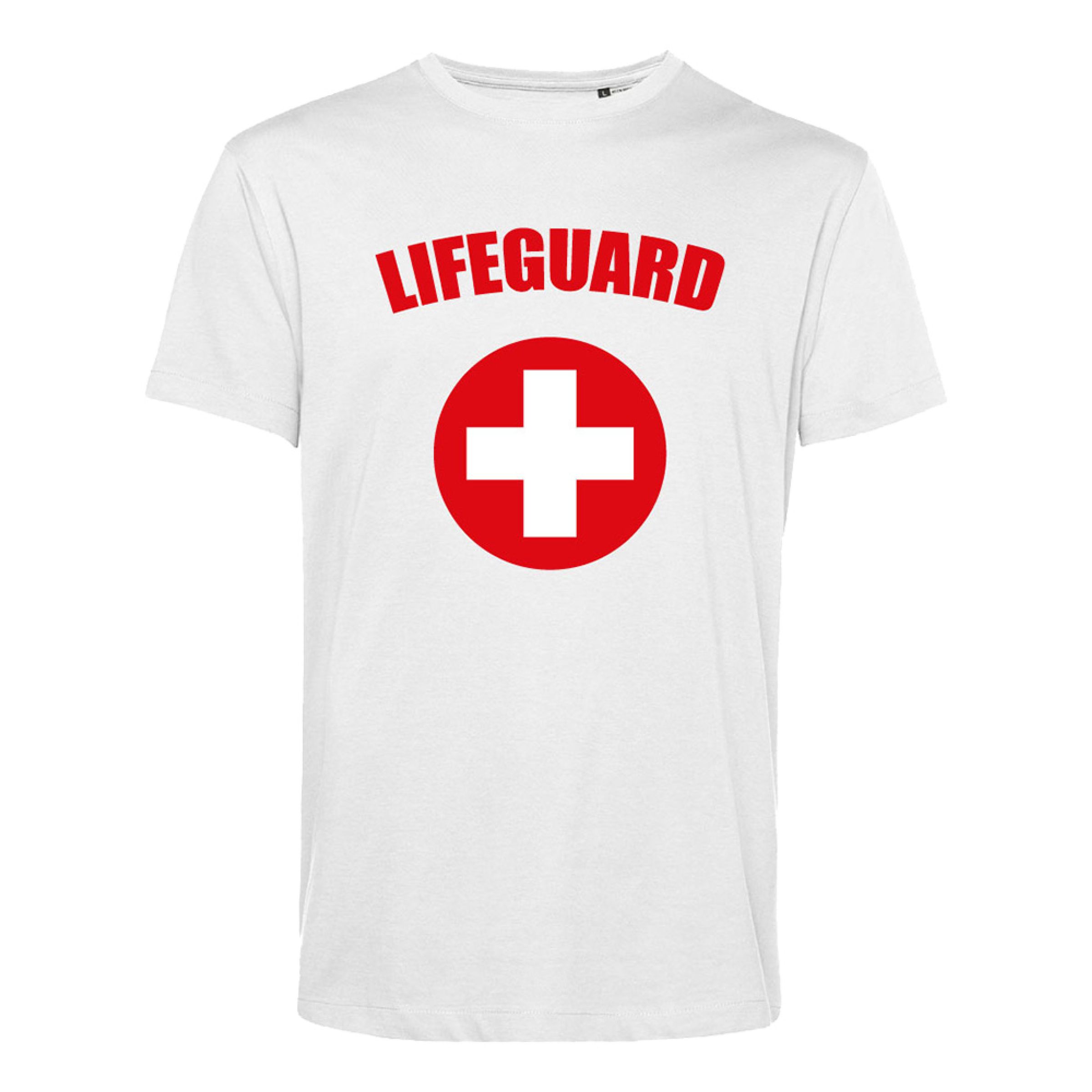 T-shirt Lifeguard Hvid - Large