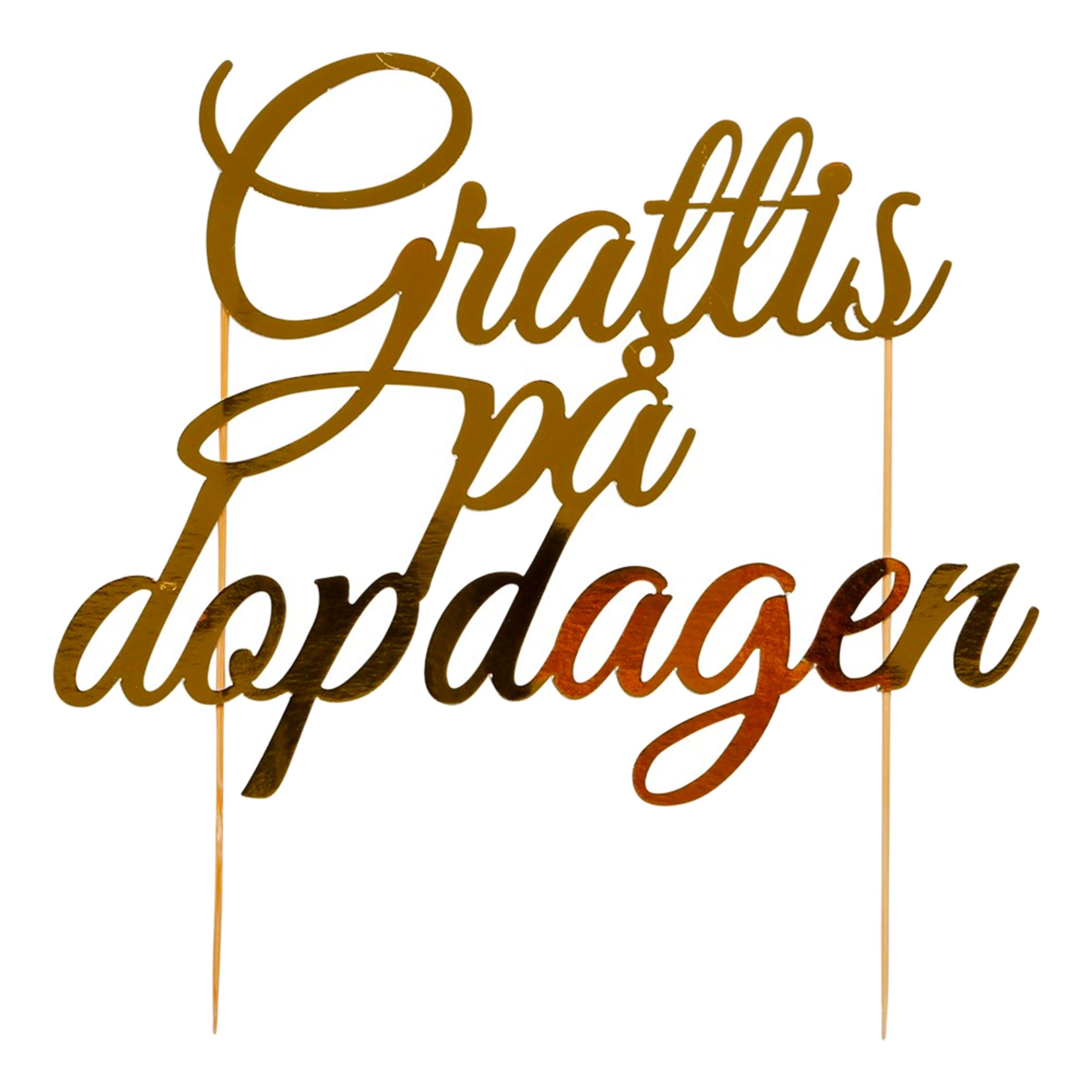 Tårtdekoration Grattis på Dopdagen | Hem - Festartiklar - Festdekoration - Tårtdekorationer | Pryloteket