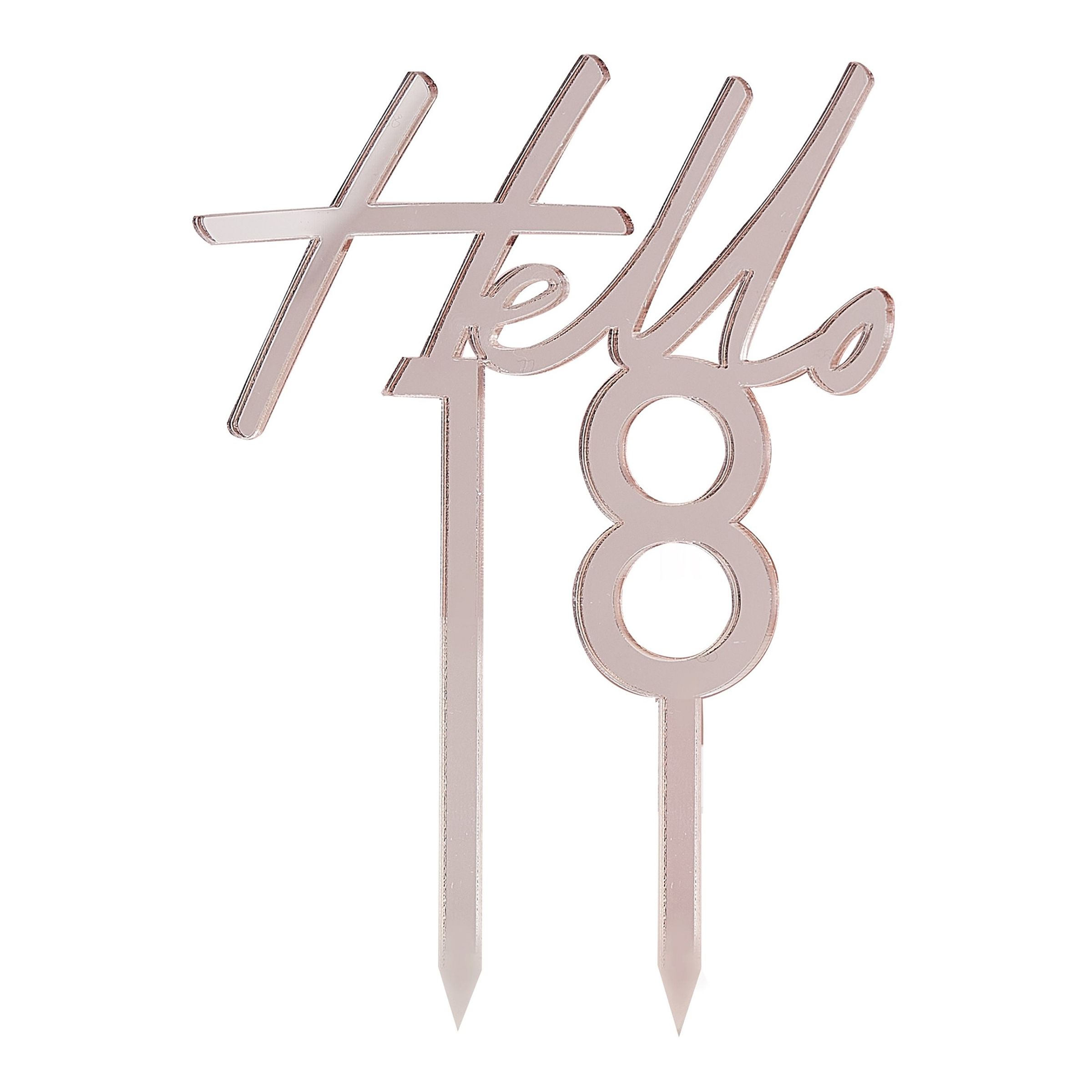 Kagedekoration Tal Hello - 18