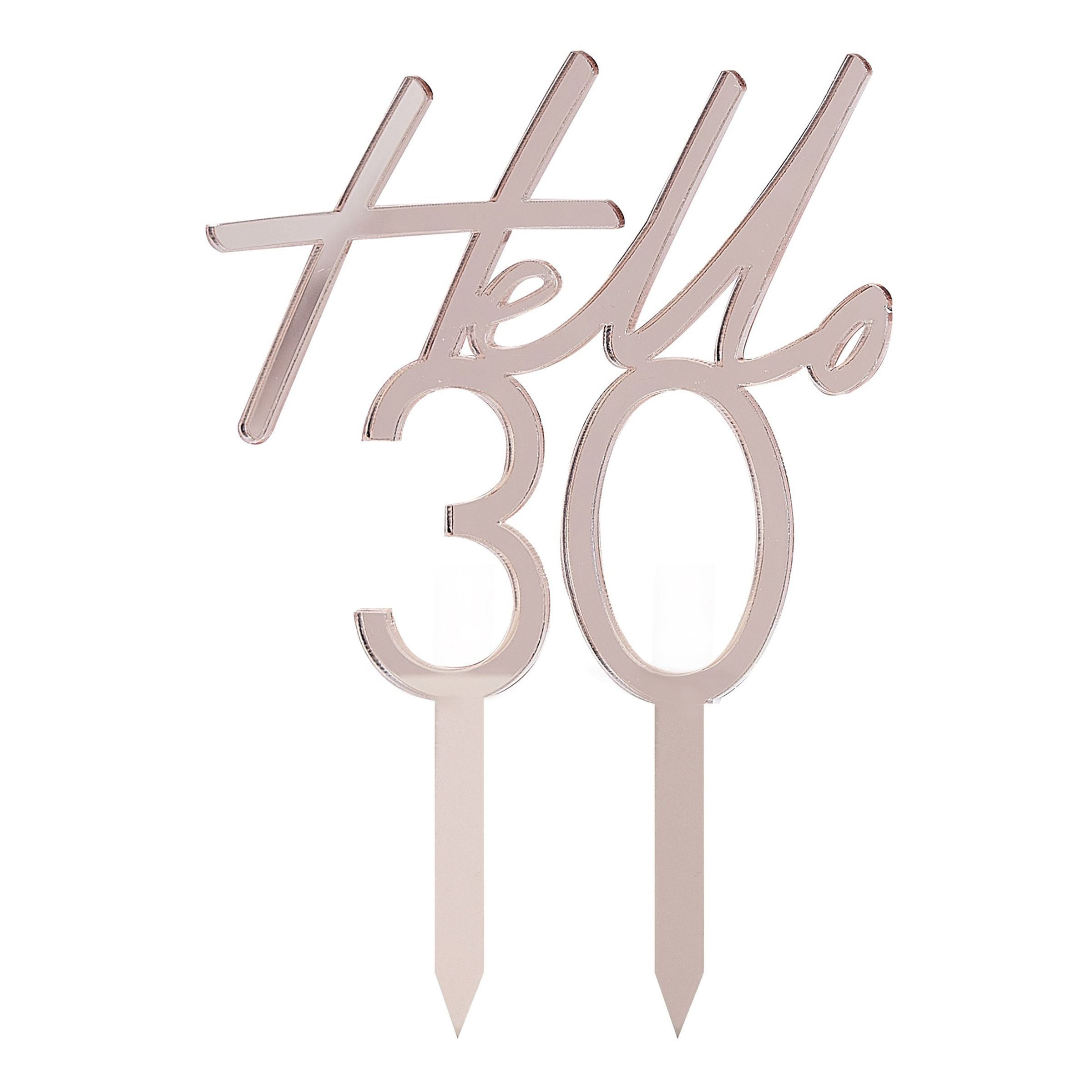Kagedekoration Tal Hello - 30