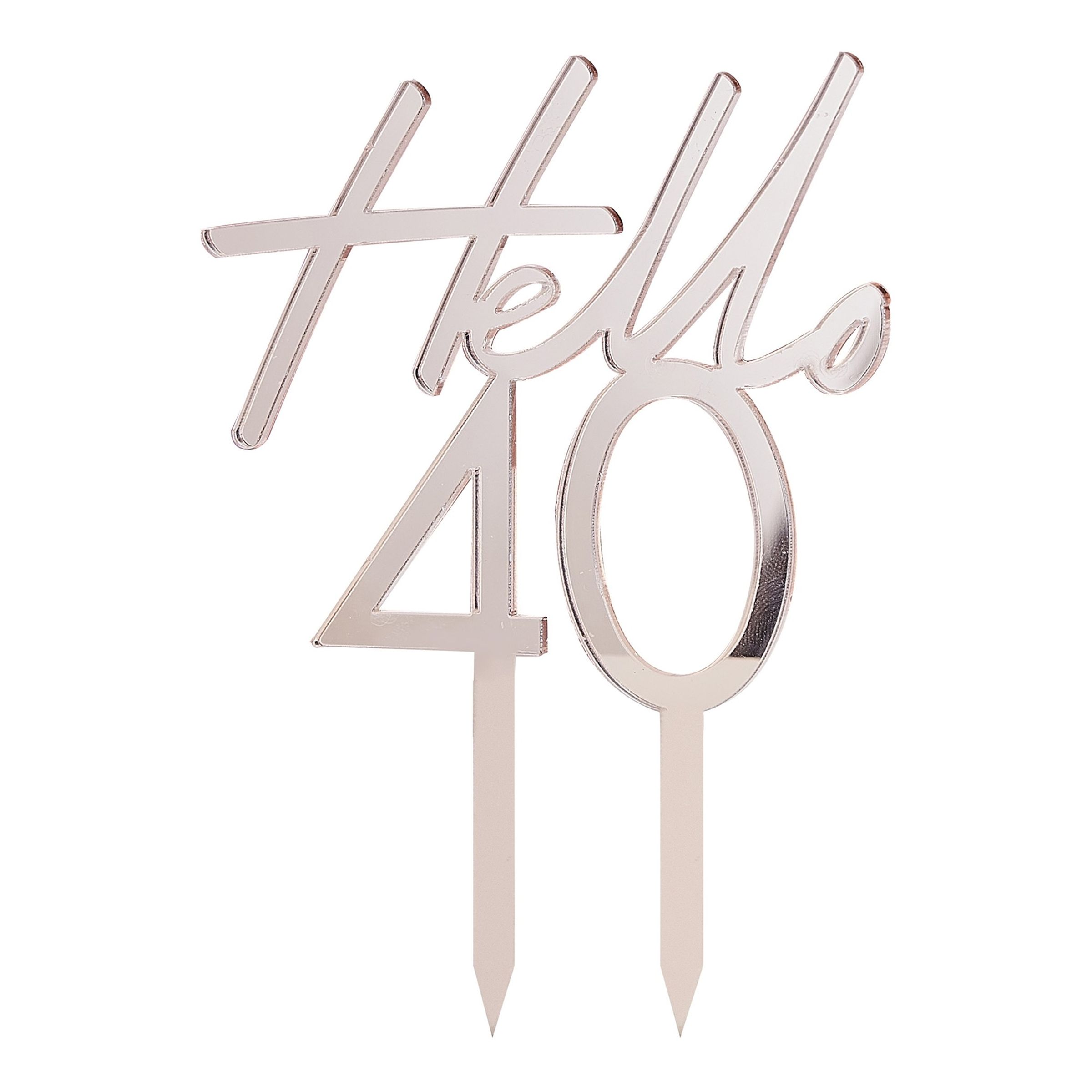 Kagedekoration Tal Hello - 40