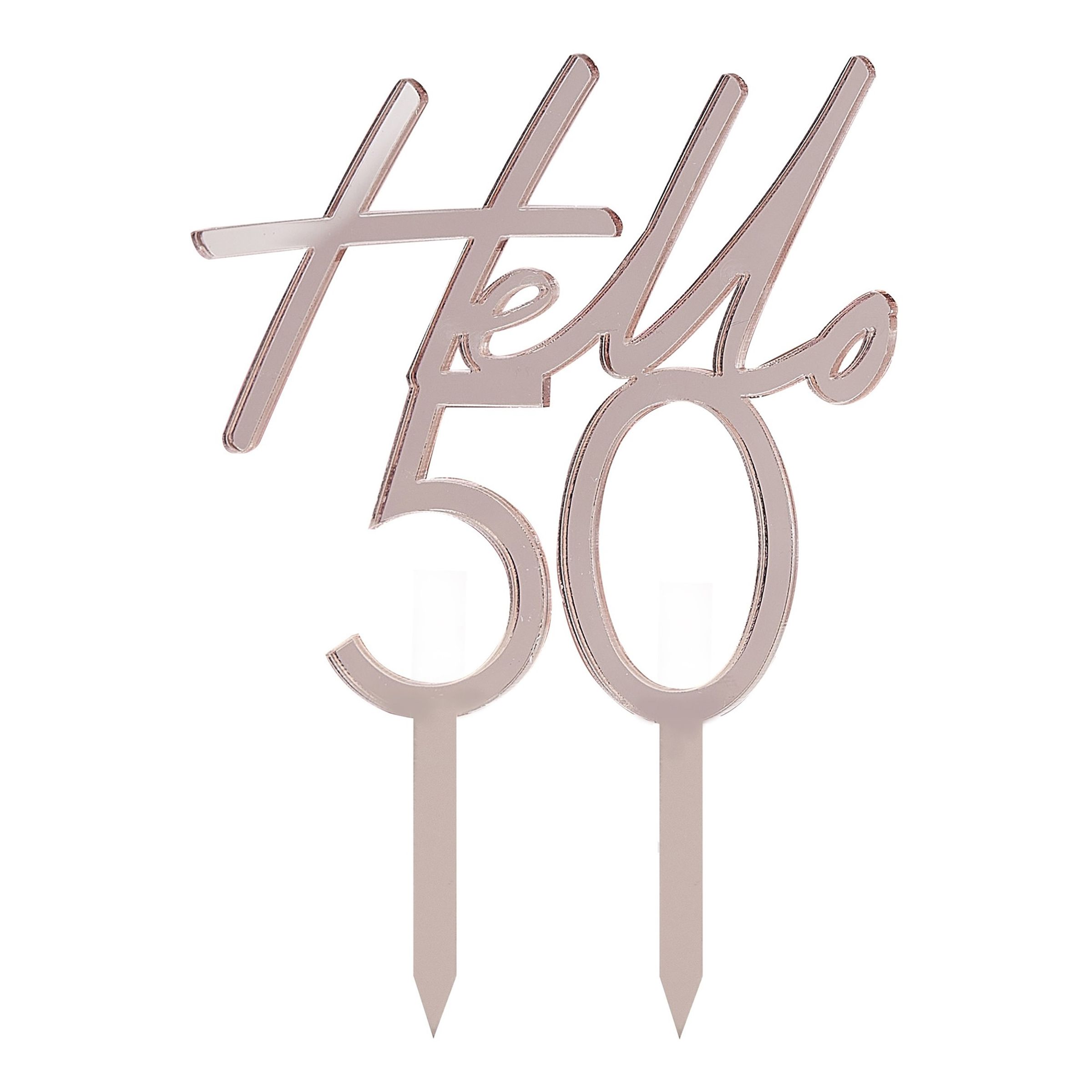 Kagedekoration Tal Hello - 50