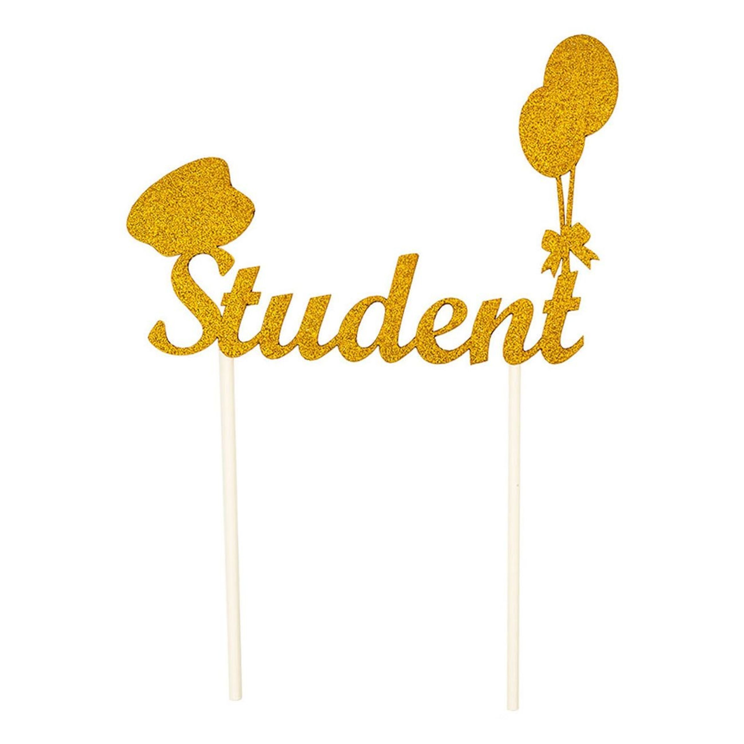 Tårtdekoration Student - 5-pack | Hem - Teman - Högtider - Student - Studentdekorationer | Party Outlet