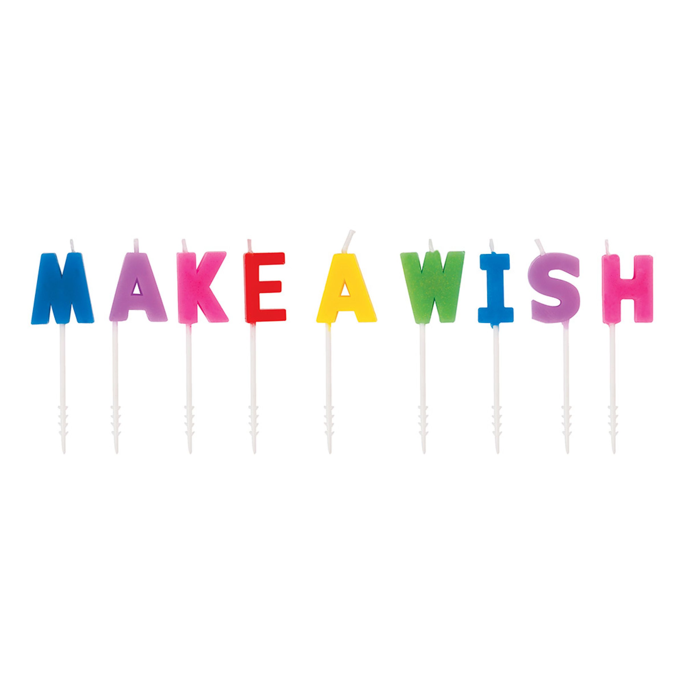 Kagelys Make a Wish Flerfarvet