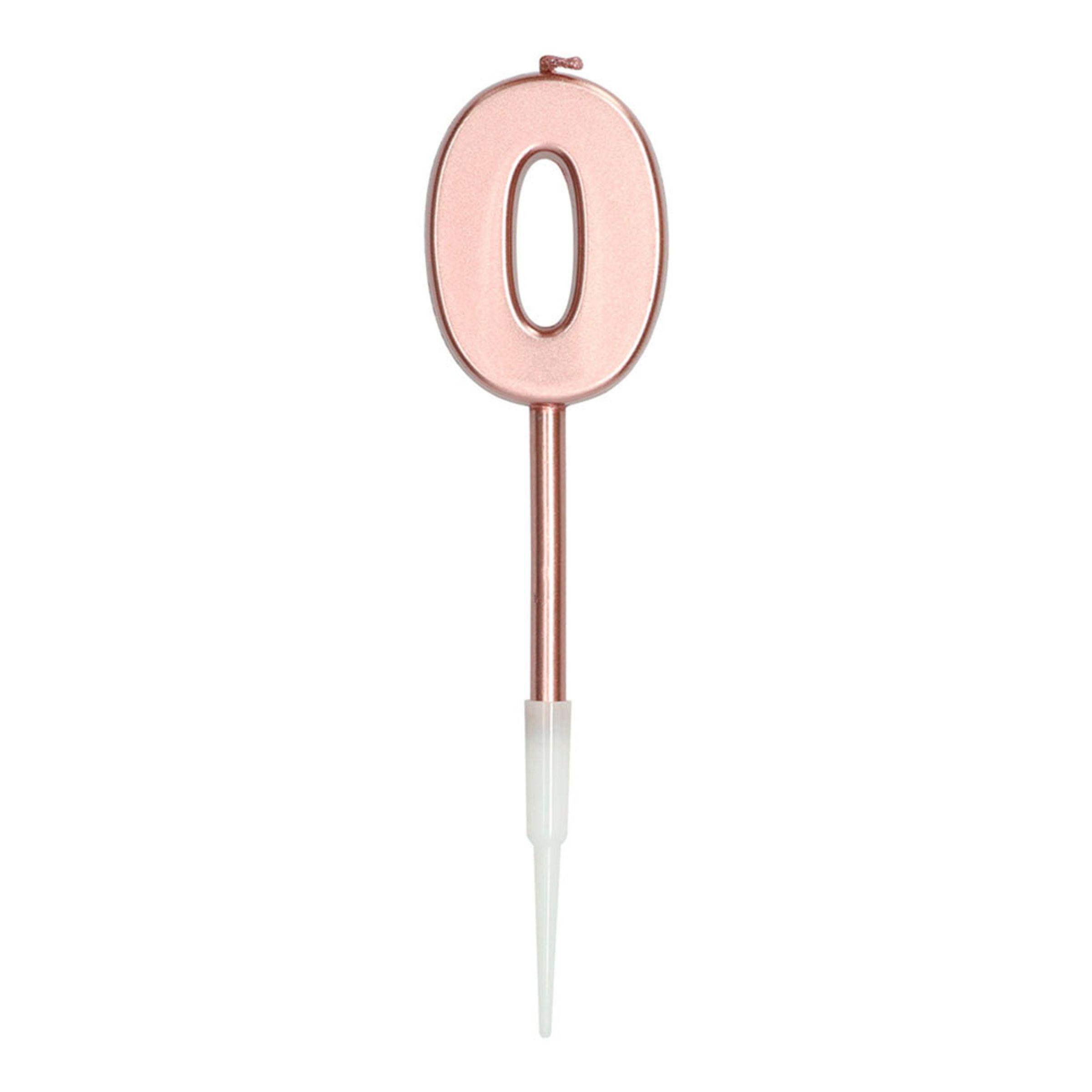 Kagelys Roséguld Metallic - Tal 0