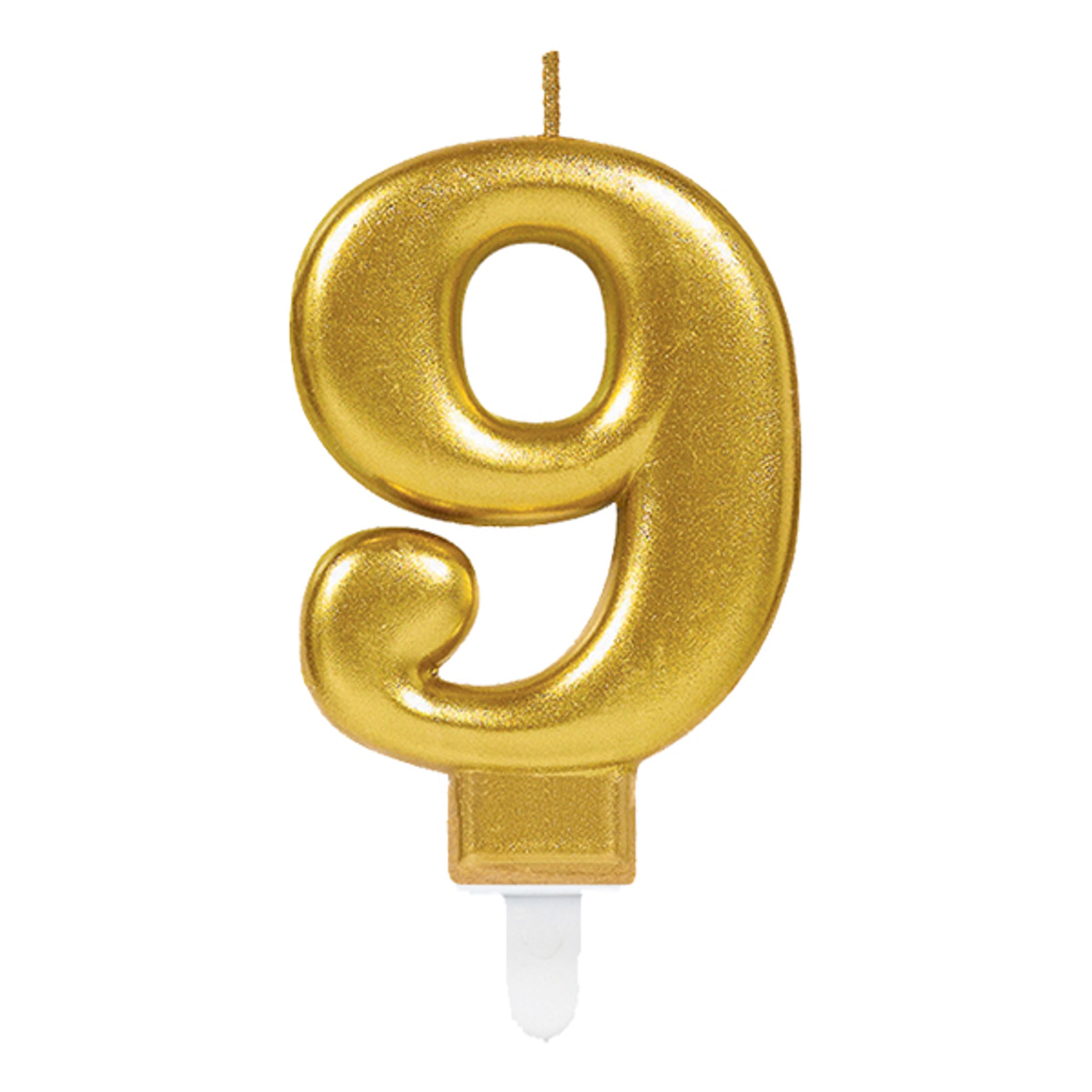 Kagelys Tal Guld Metallic - Tal 9