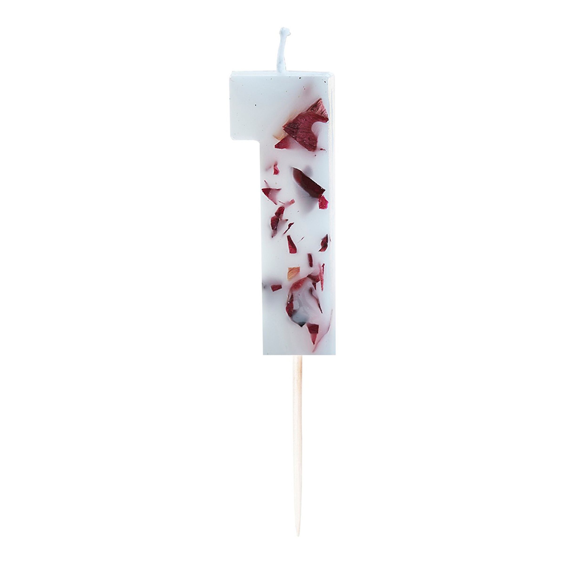 Kagelys Tal med Blomsterblade - Tal 1