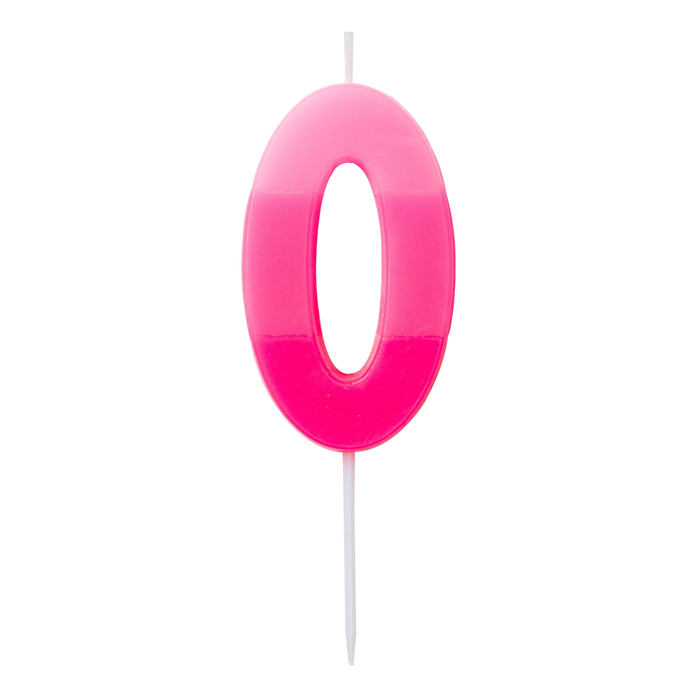 Tårtljus Siffra Rosa - Siffra 0 | Hem - Teman - Färger - Rosa | Pryloteket