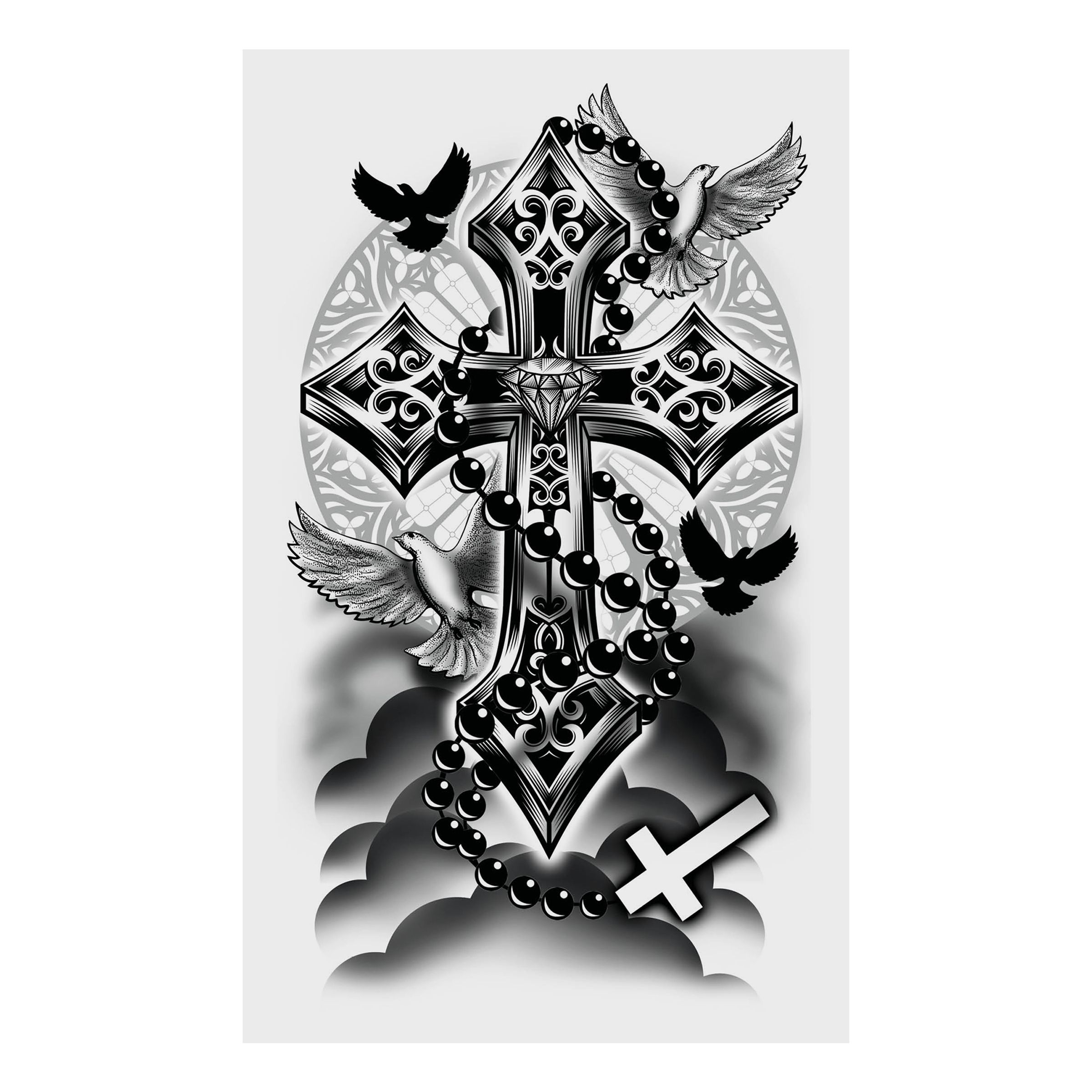 Tatuering Kors