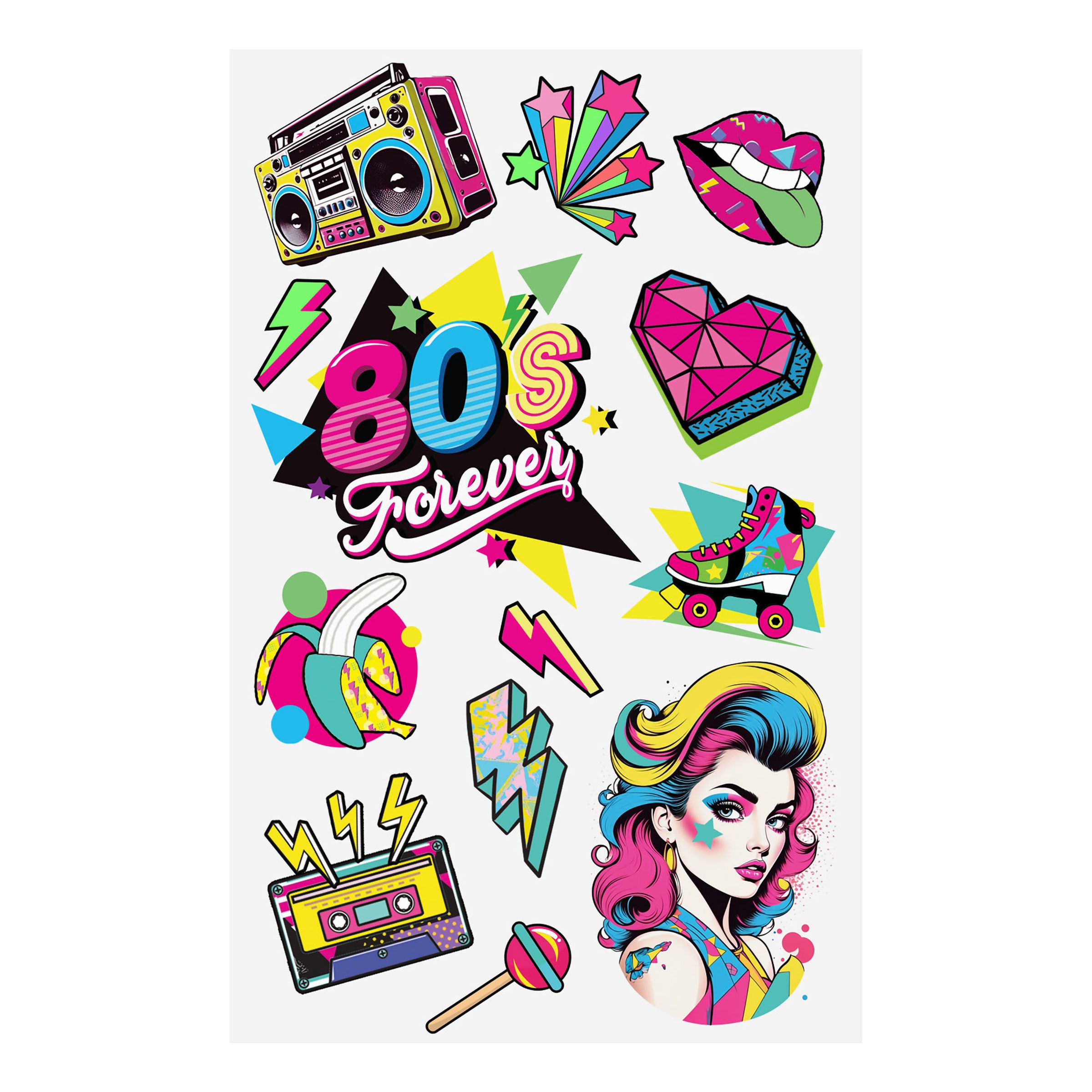 Tatueringar 80's Forever