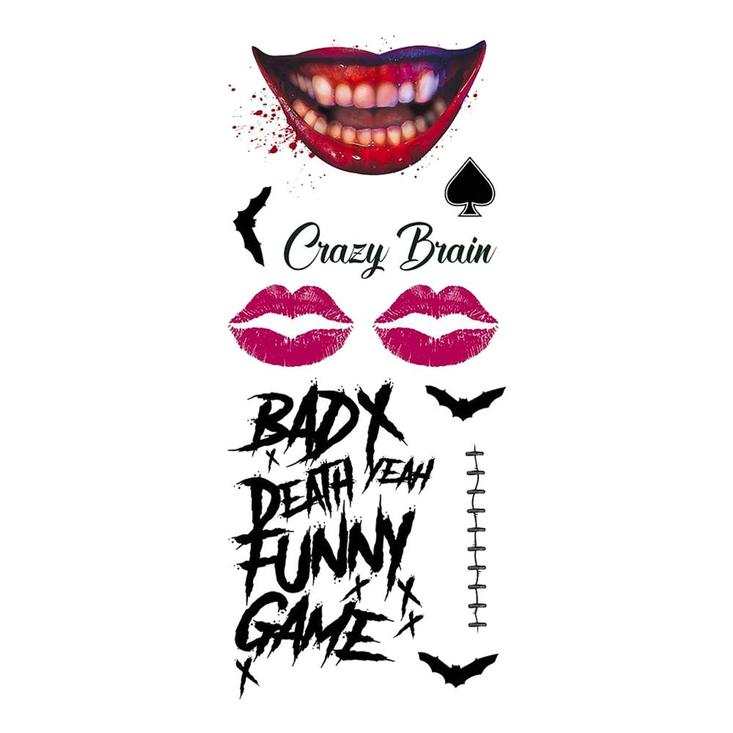 Tatueringar Evil Joker