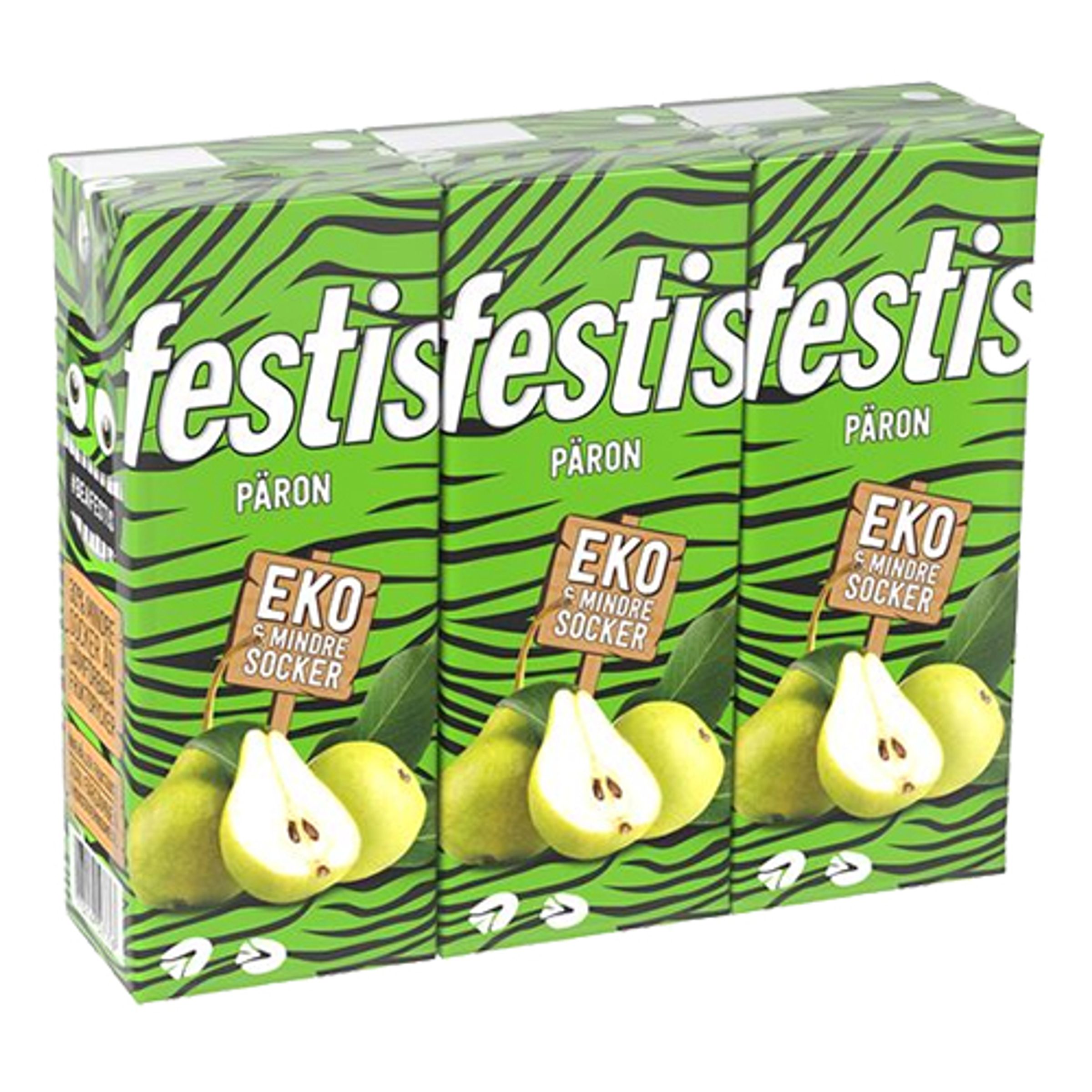 Festis Pærer Økologisk - 3 x 200 ml