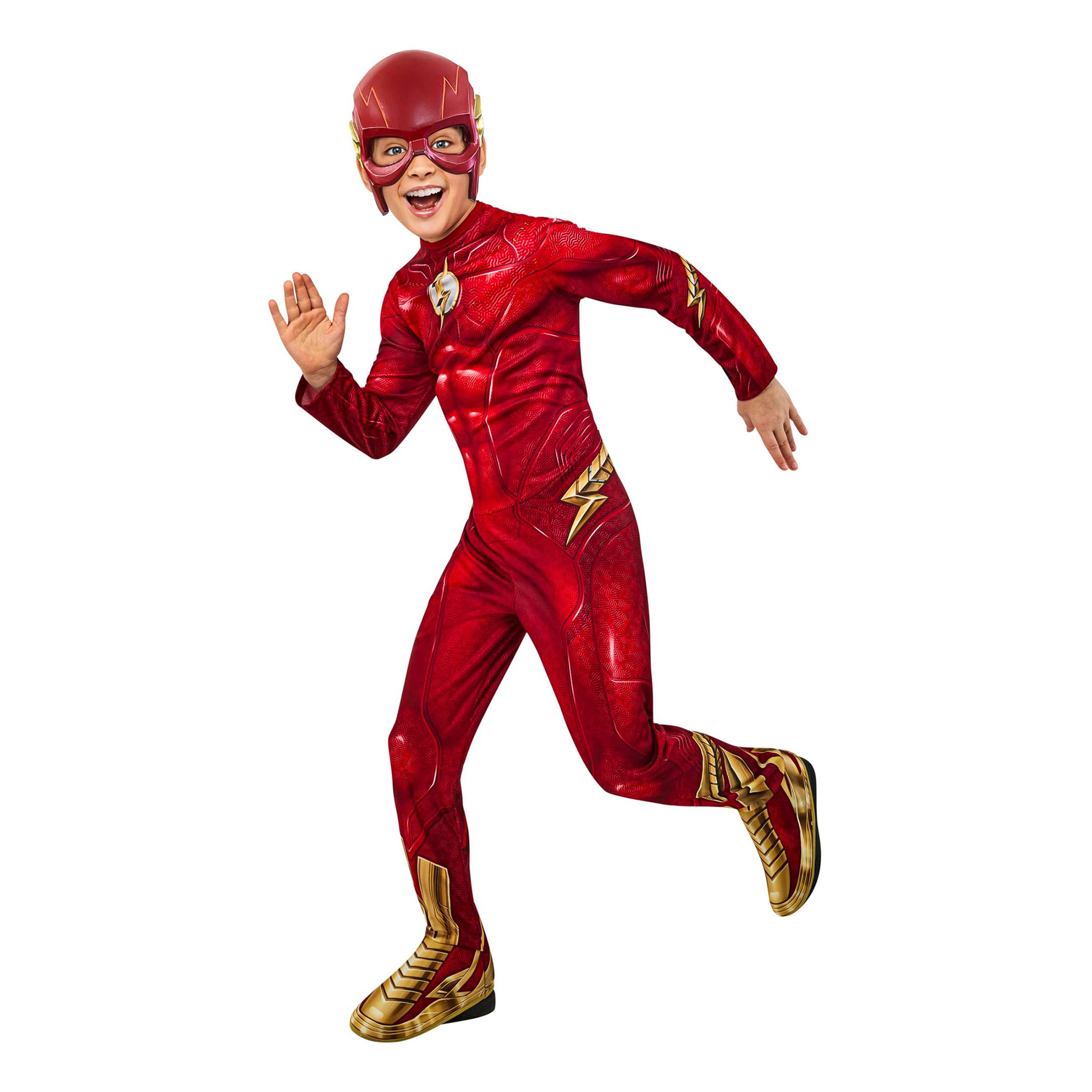 The Flash Barn Maskeraddräkt - X-Small | Hem - Maskerad - Maskeraddräkter - Barndräkter | Maskeradspecialisten
