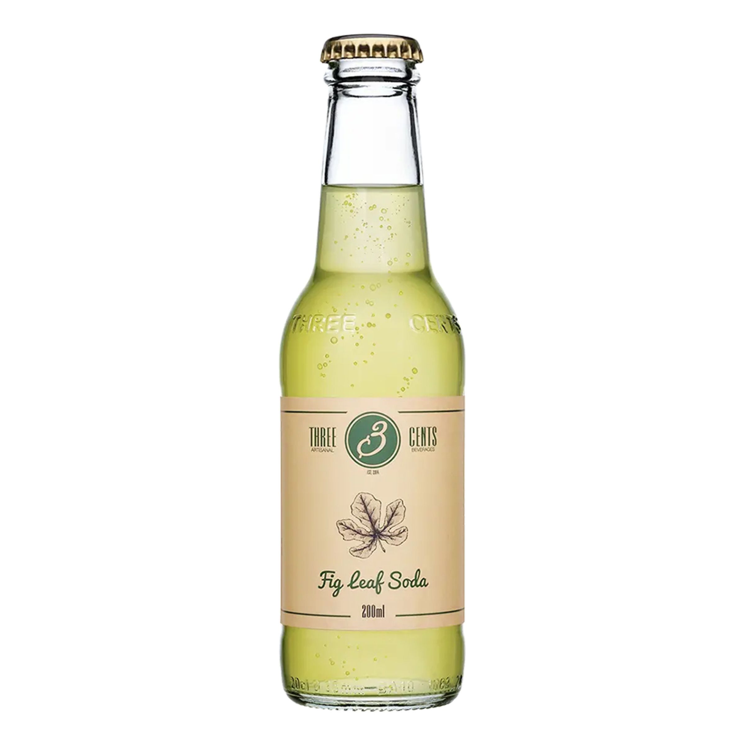 Three Cents Fig Leaf Soda - 200 ml