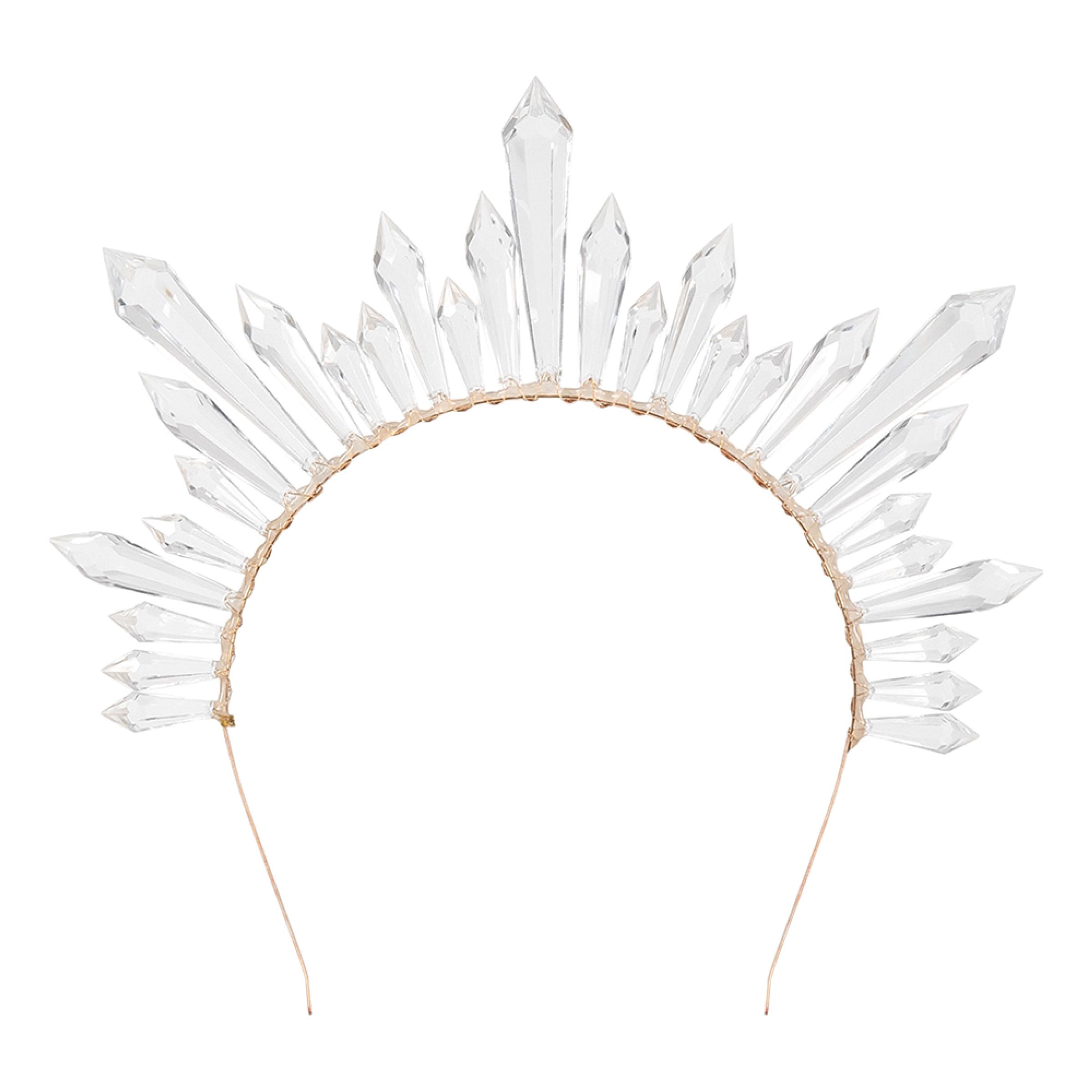 Tiara Halo Saphira - One size | Hem - Maskerad - Tillbehör - Maskeradaccessoarer | Maskeradspecialisten