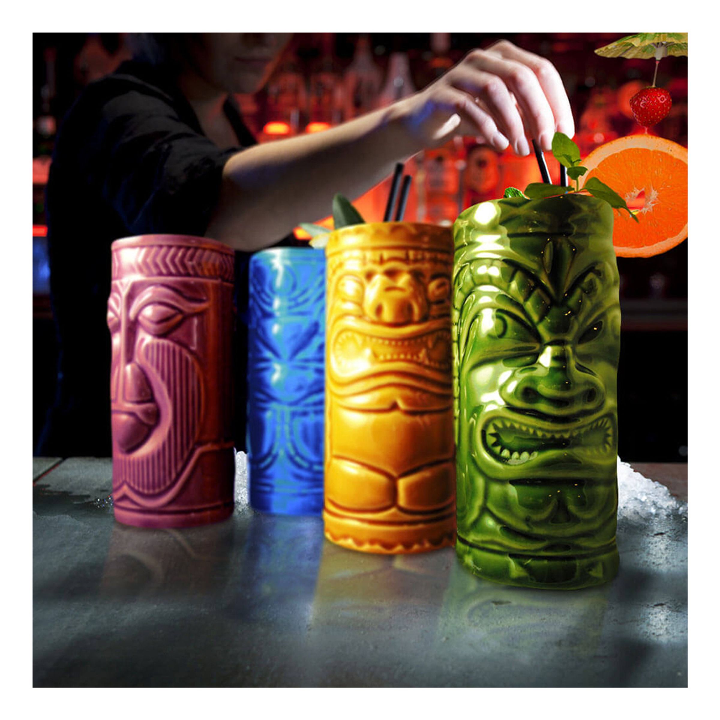 Tiki Mugg Set – 4-pack