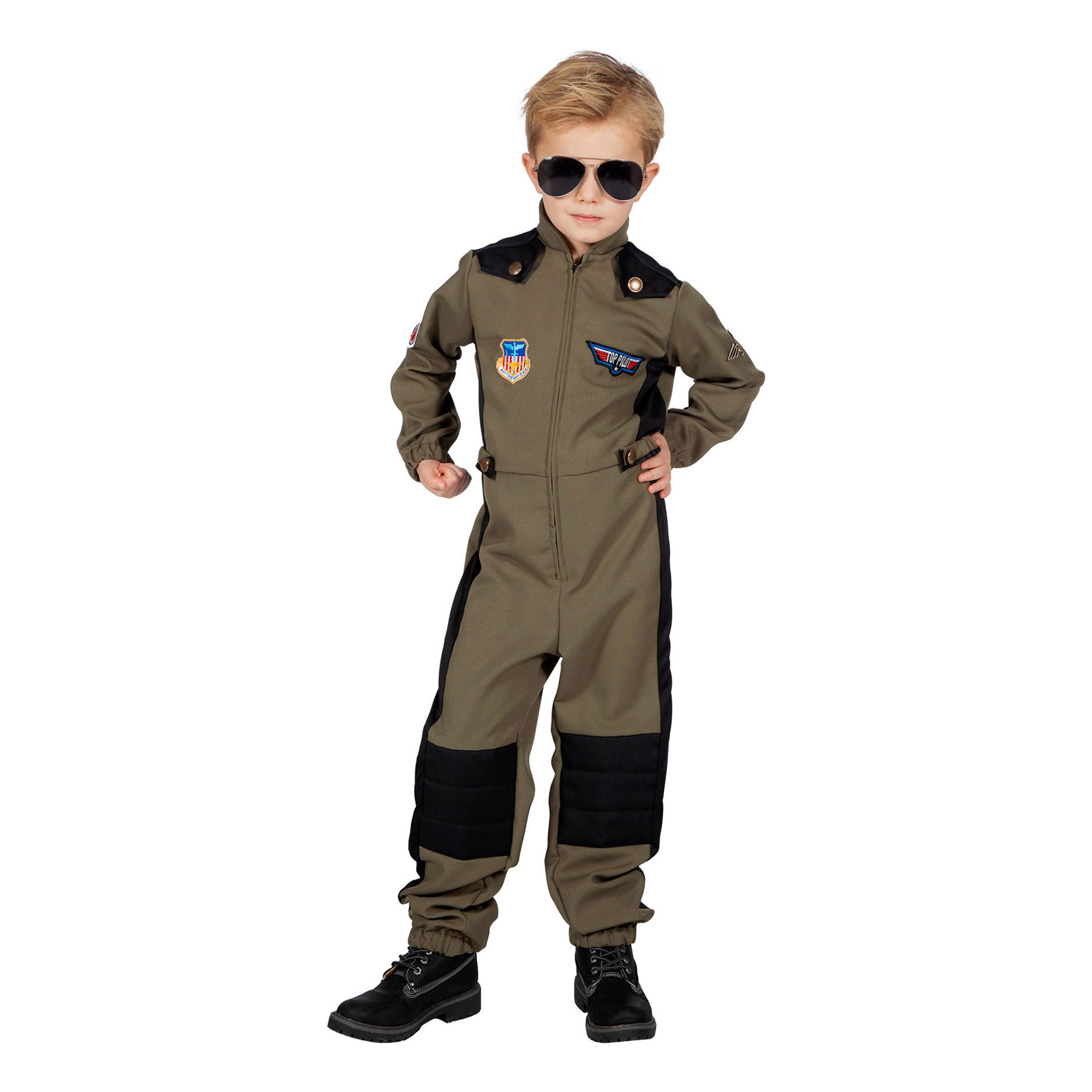 Top Pilot Barn Maskeraddräkt - Medium | Hem - Maskerad - Maskeraddräkter - Barndräkter | Maskeradspecialisten
