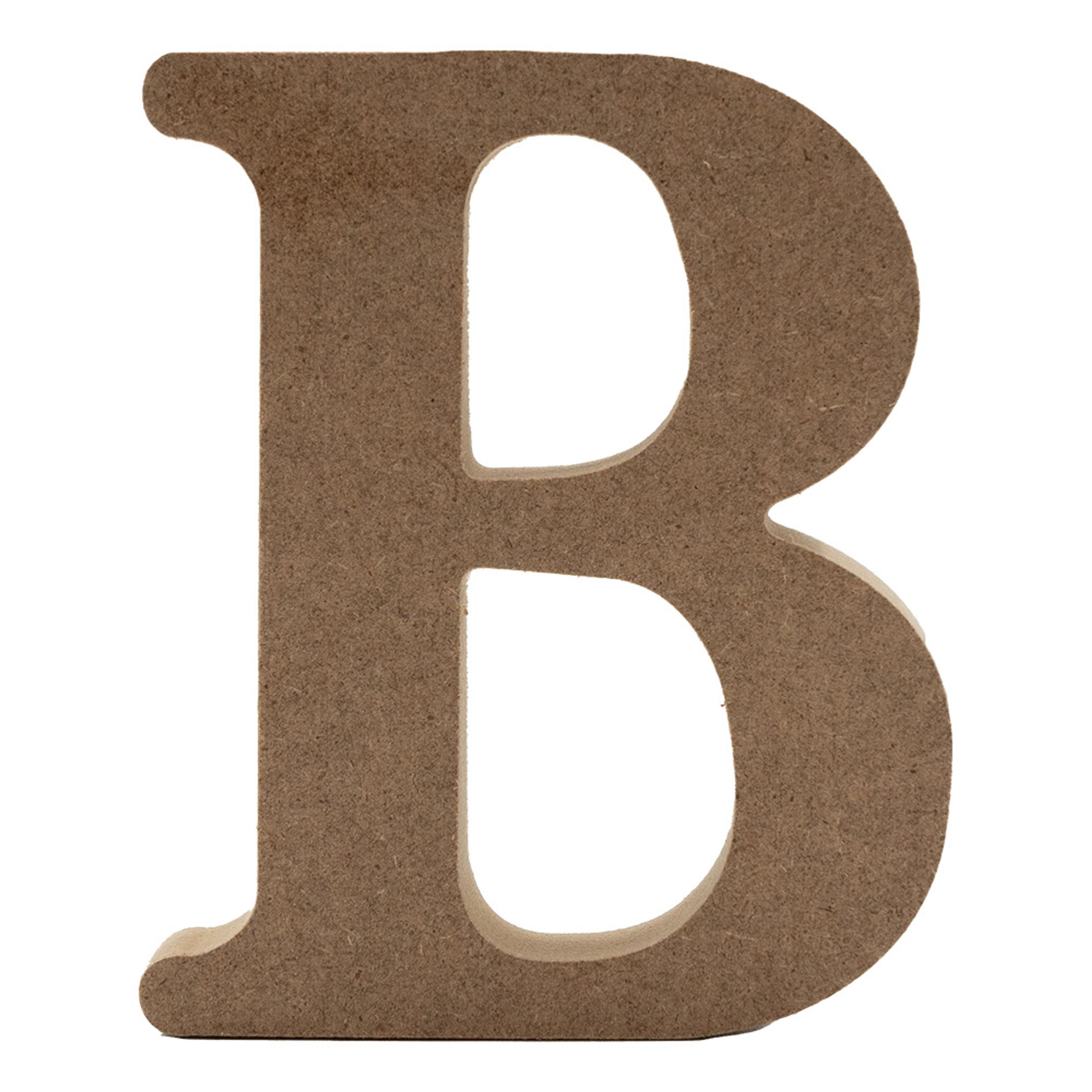 Træbogstaver - Bogstav B