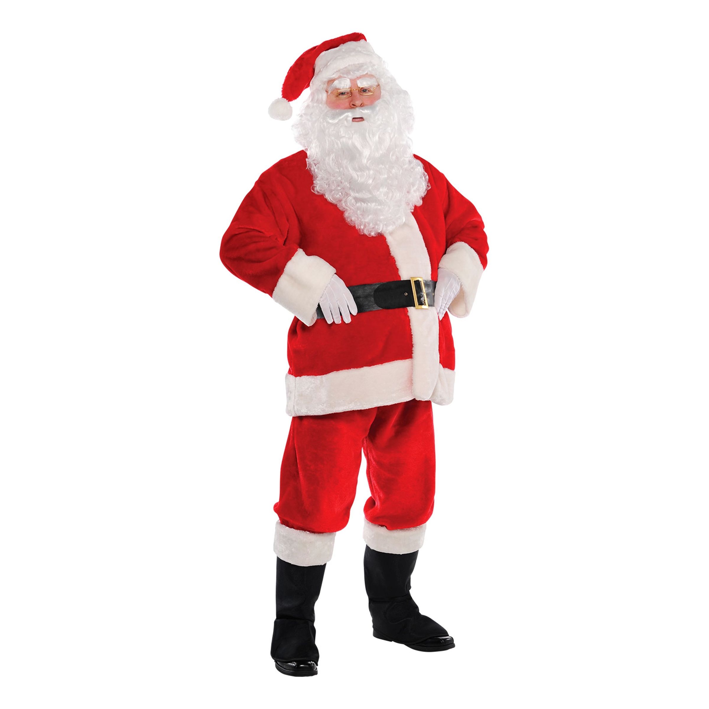 Traditionelt Julemandskostume Plys - Large/X-Large